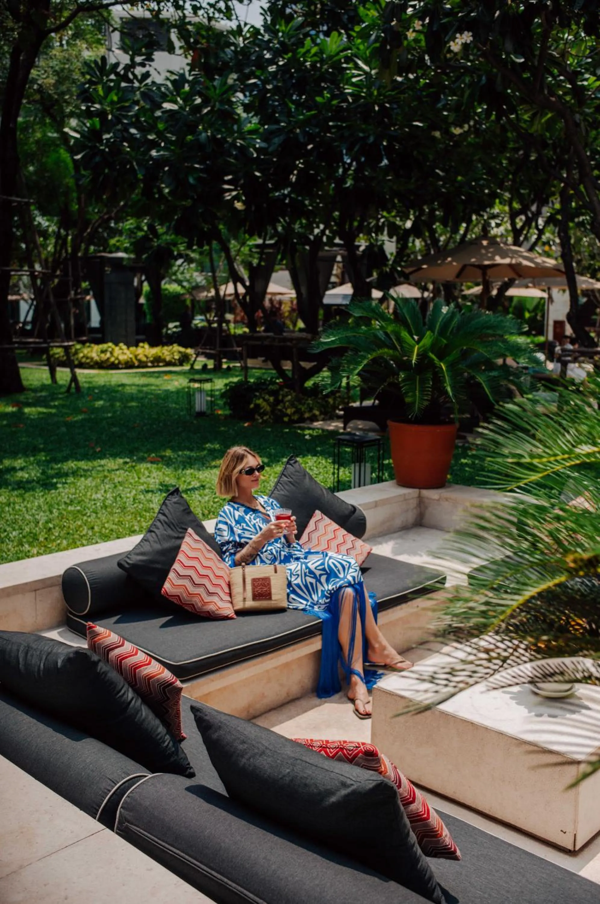 Garden in Siam Kempinski Hotel Bangkok