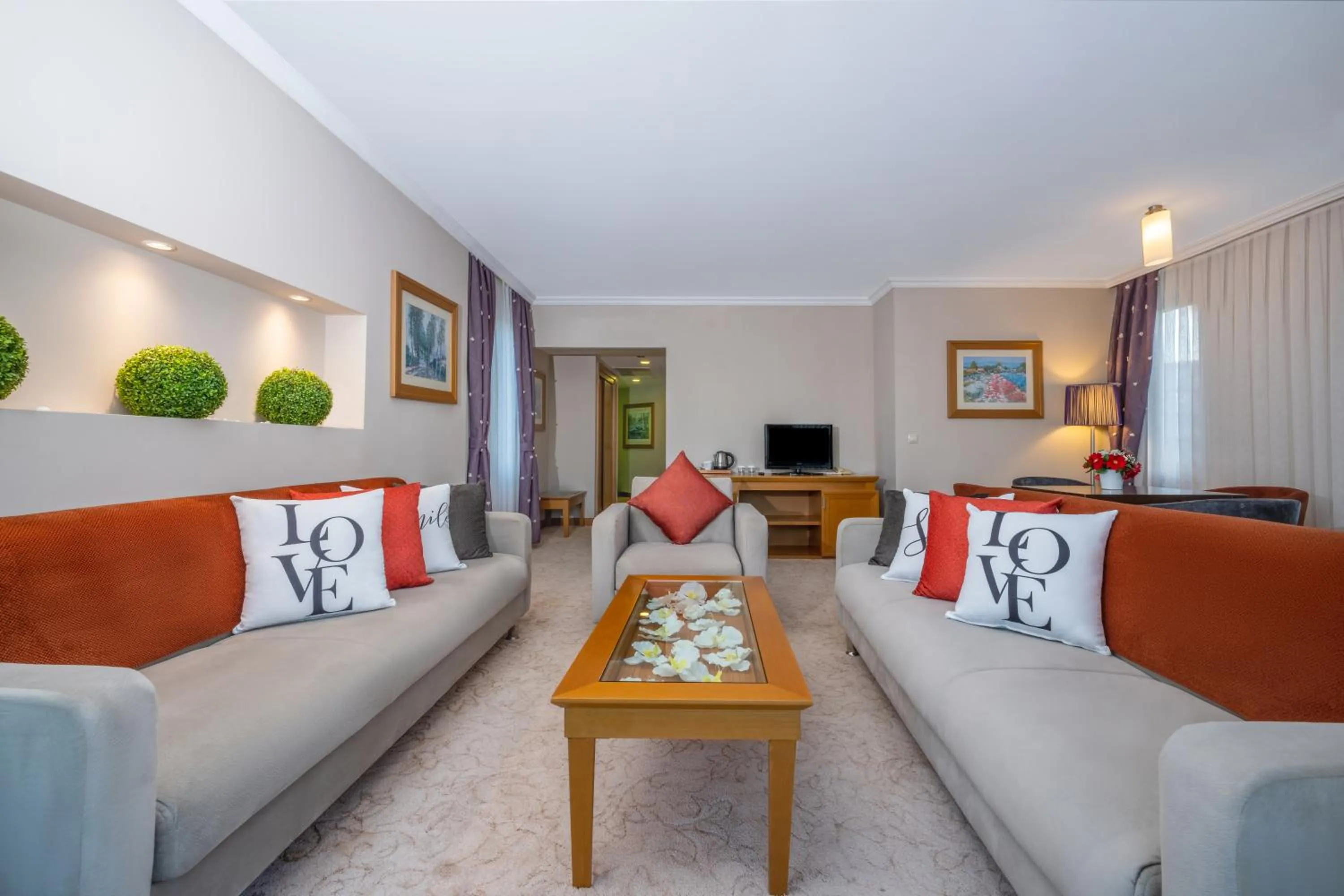 Seating area in Selectum Family Resort Side