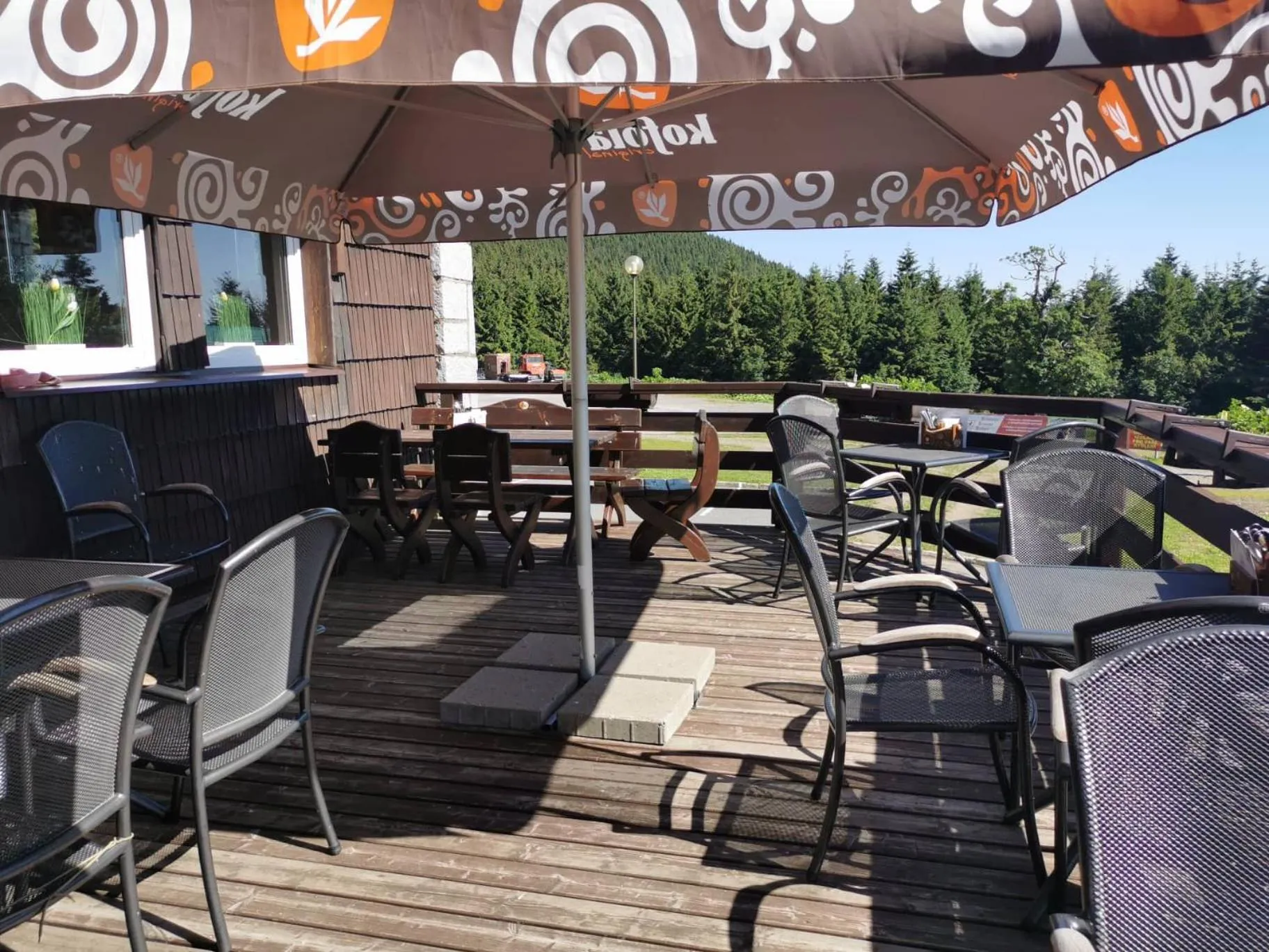 Balcony/Terrace in Hotel Červenohorské sedlo