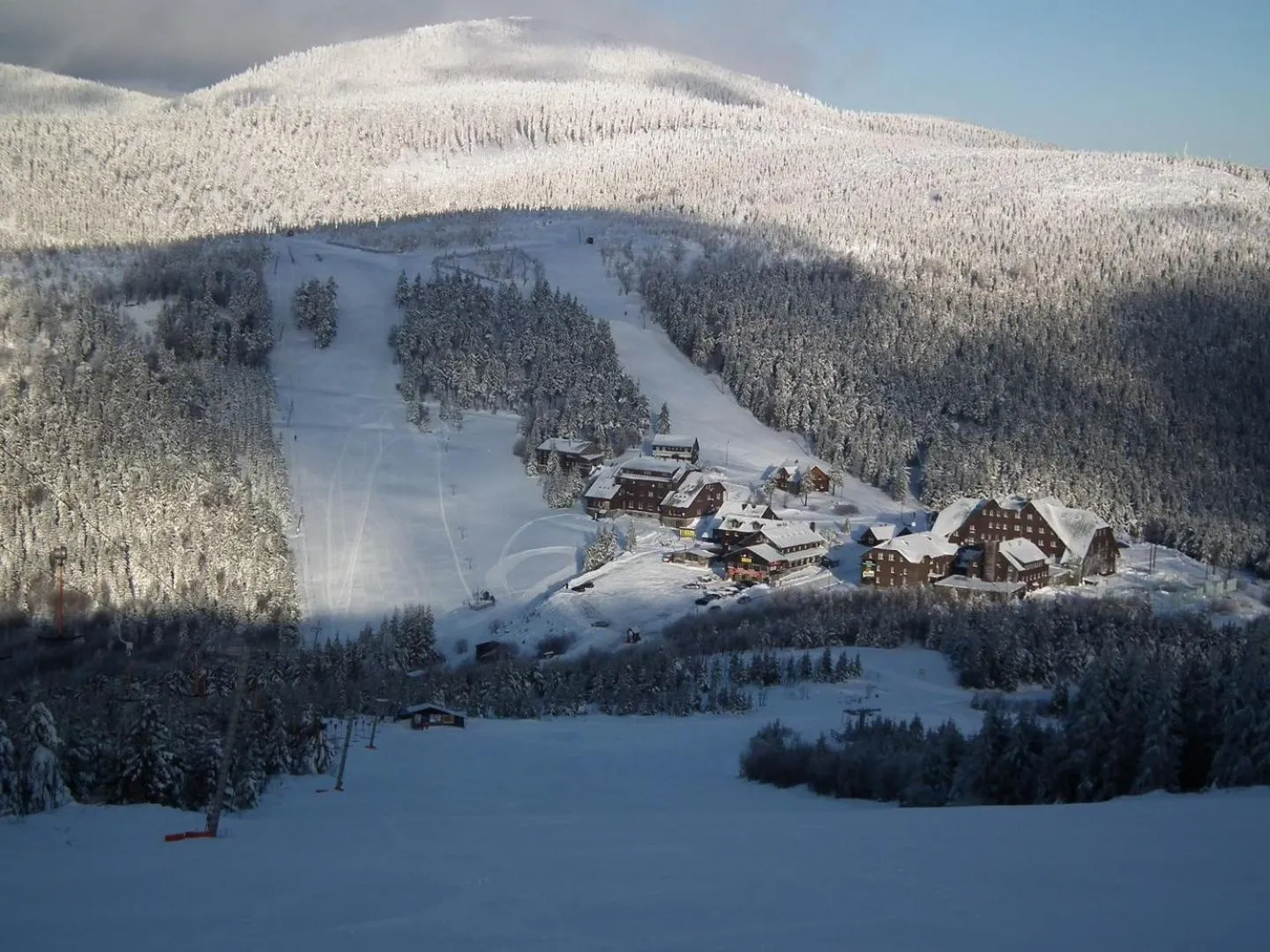 Winter in Hotel Červenohorské sedlo