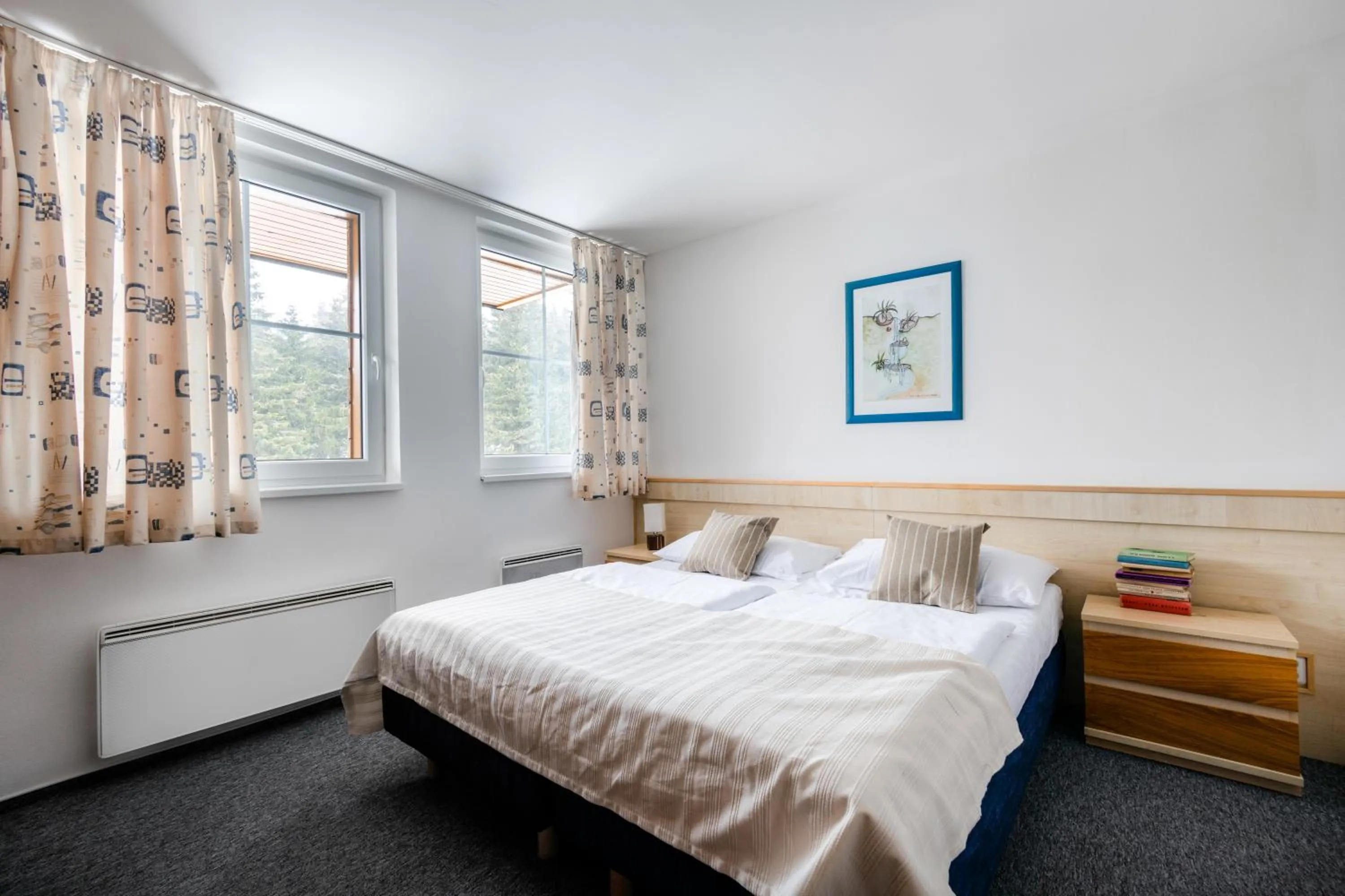 Bedroom, Bed in Hotel Petrovy kameny