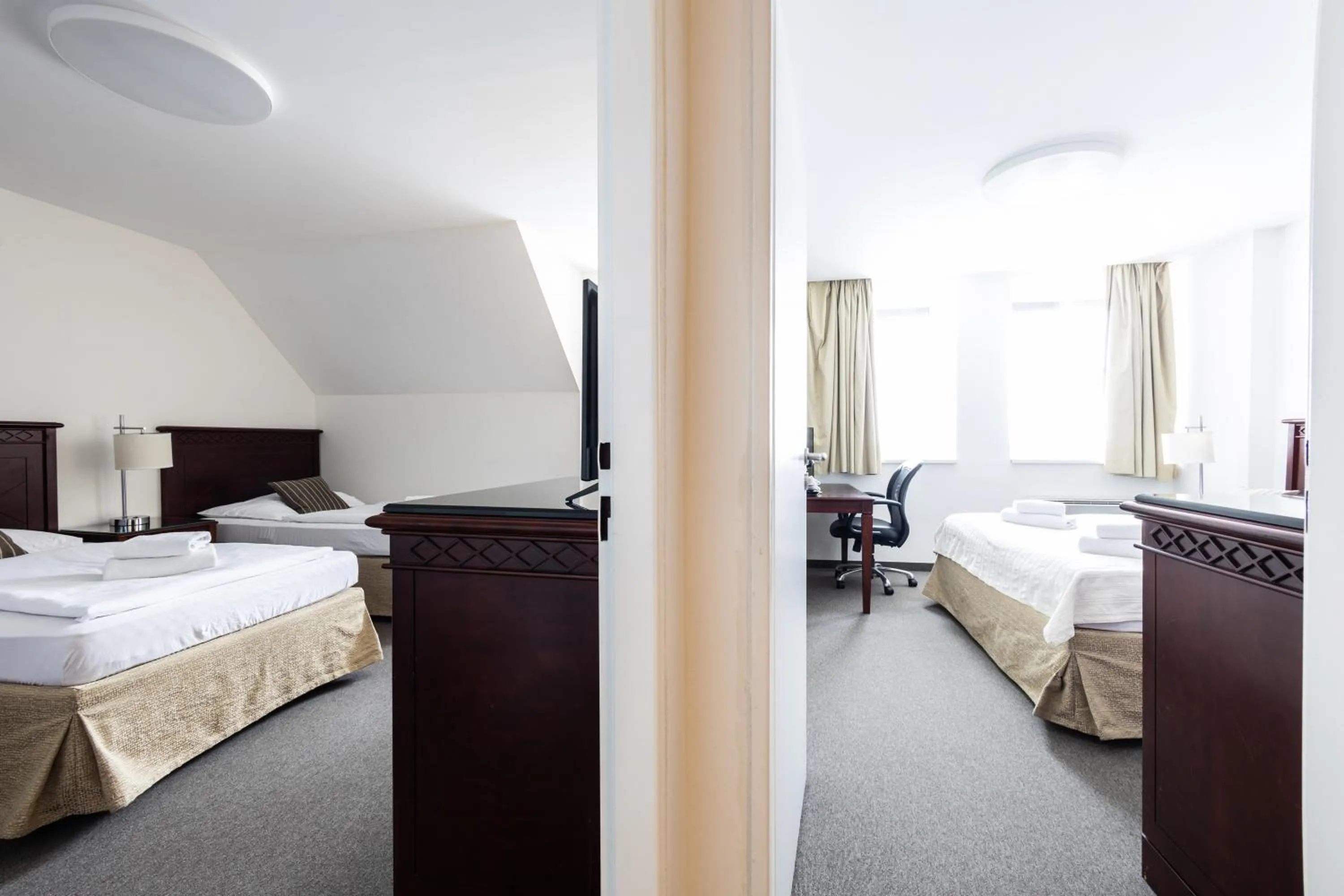 Photo of the whole room, Bed in Hotel Petrovy kameny