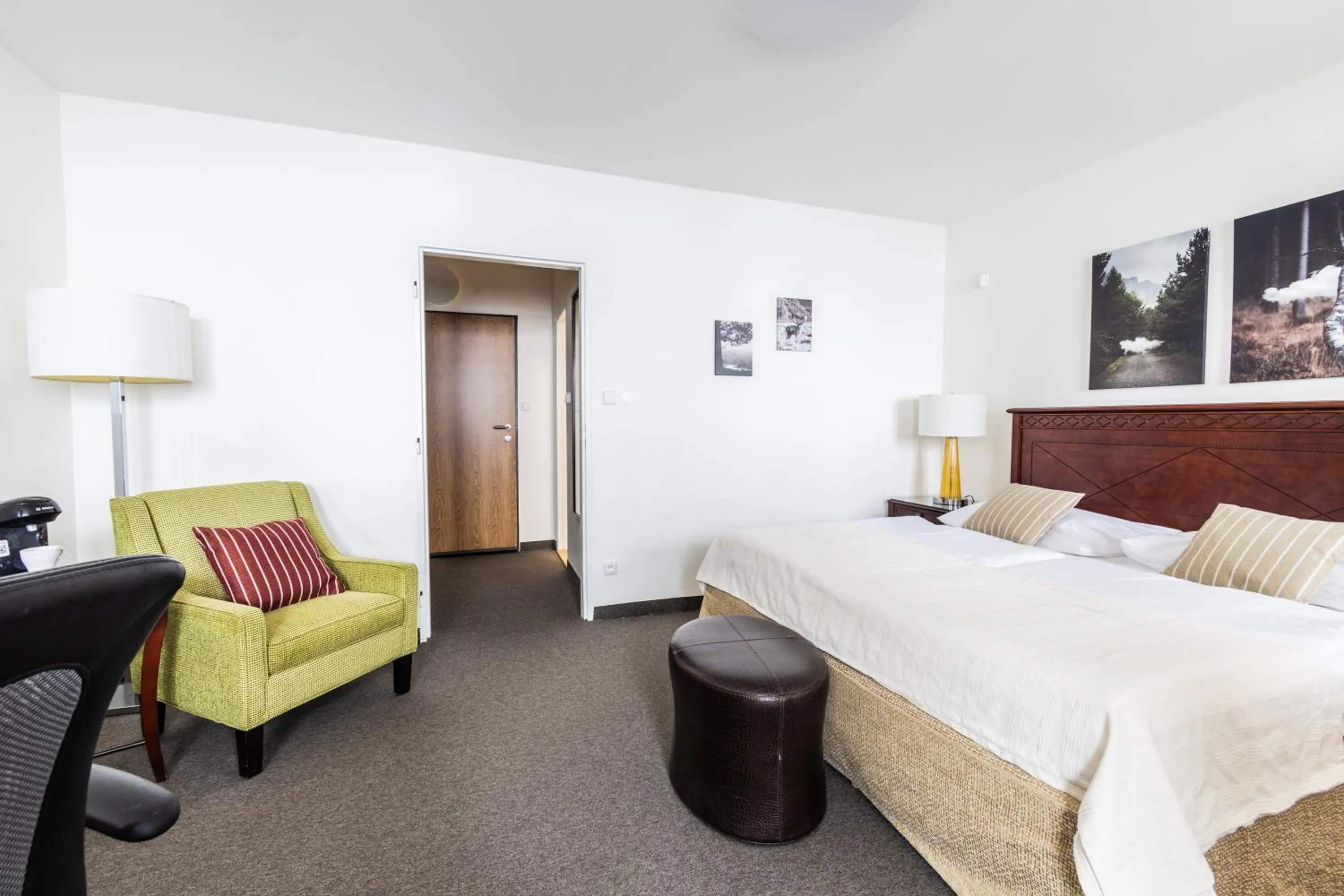 Bedroom, Bed in Hotel Petrovy kameny