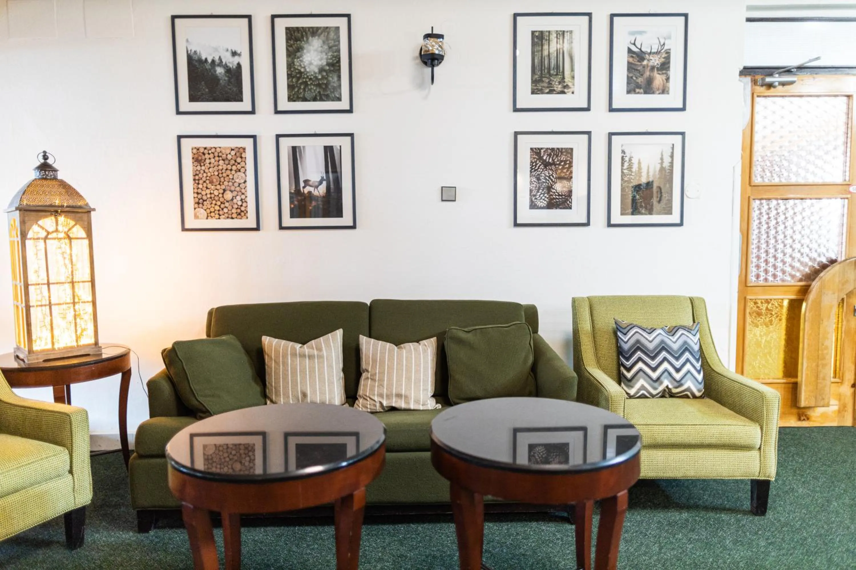 Lobby or reception in Hotel Petrovy kameny