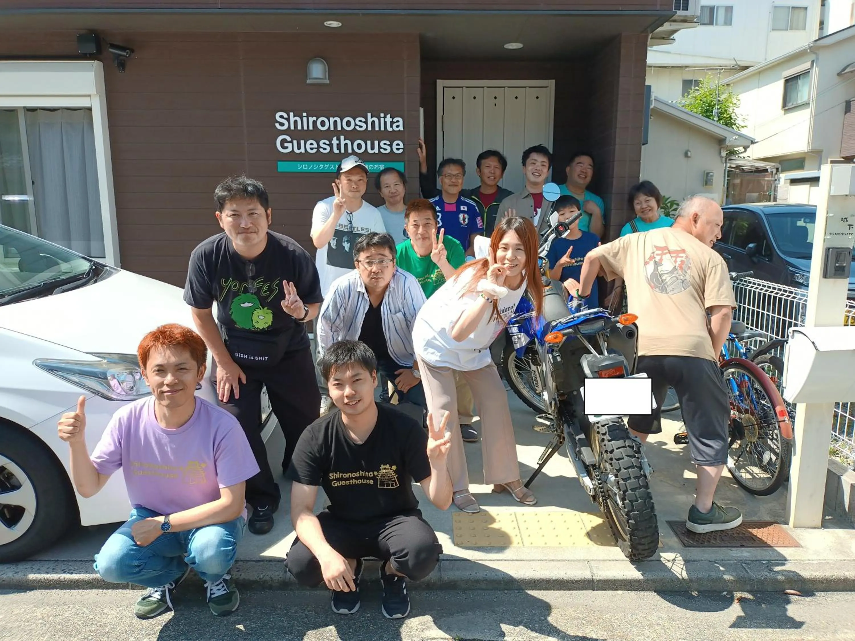 Property building in Shironoshita Guesthouse