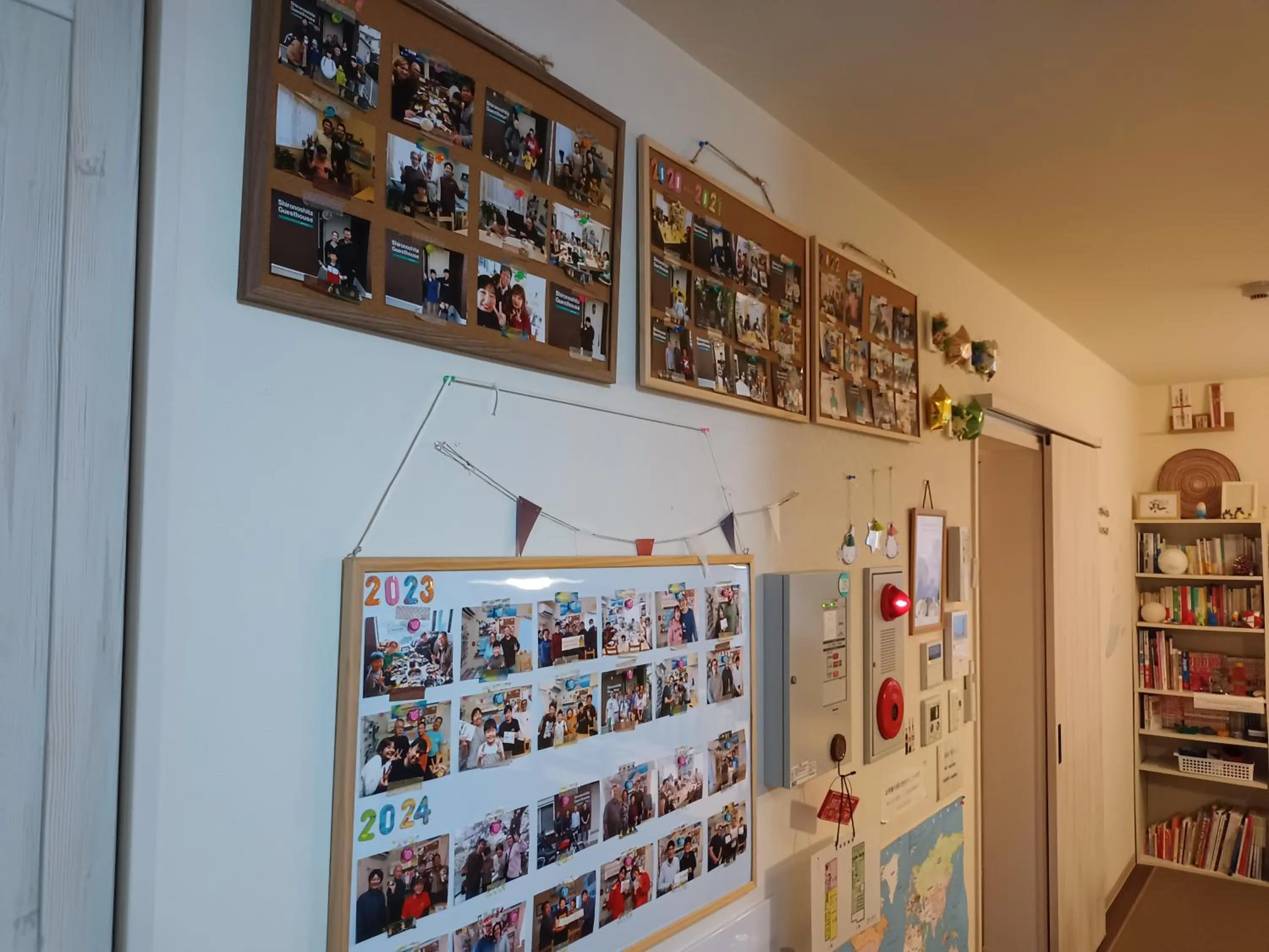 Living room in Shironoshita Guesthouse
