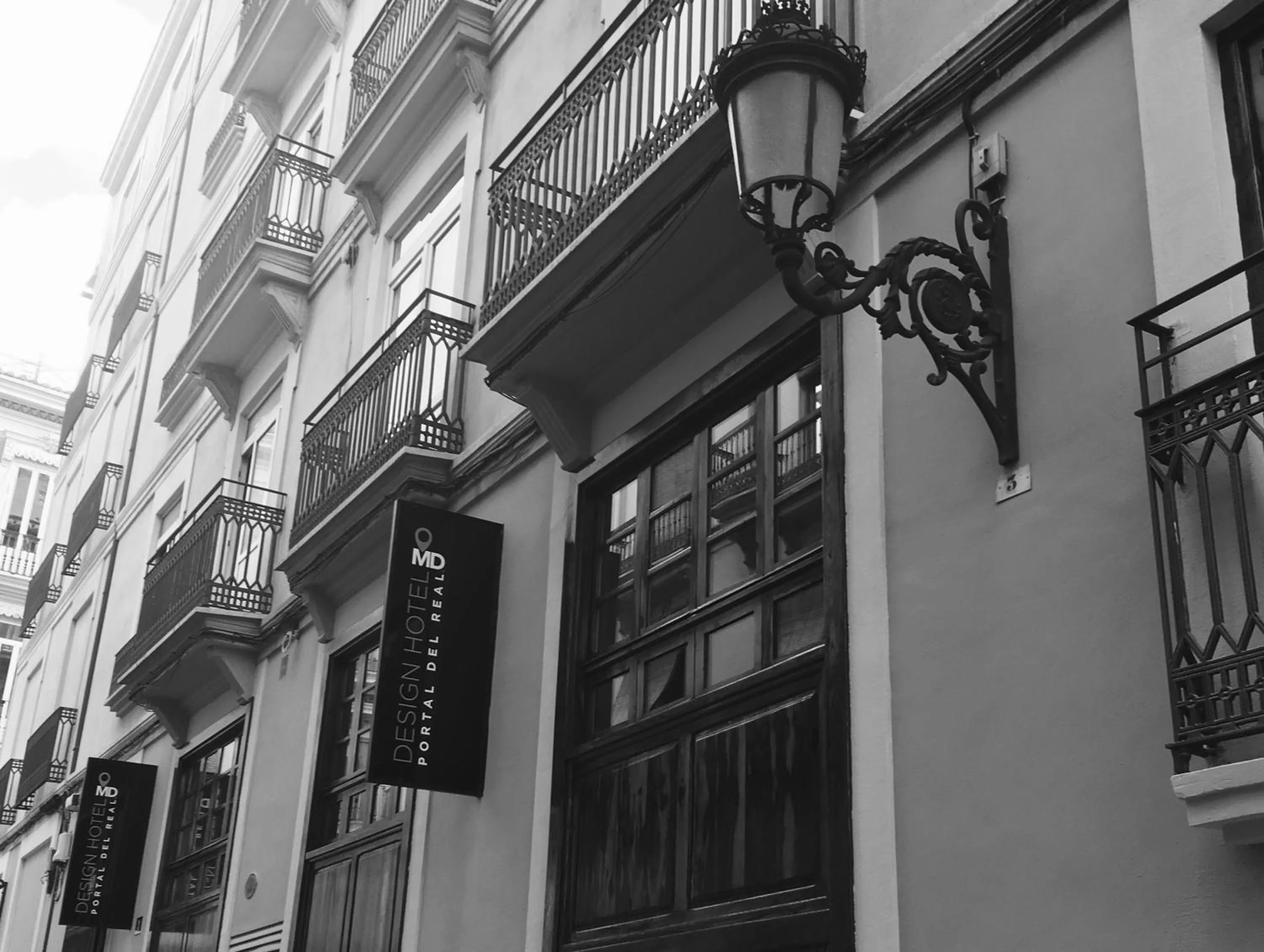 Facade/entrance in MD Design Hotel - Portal del Real