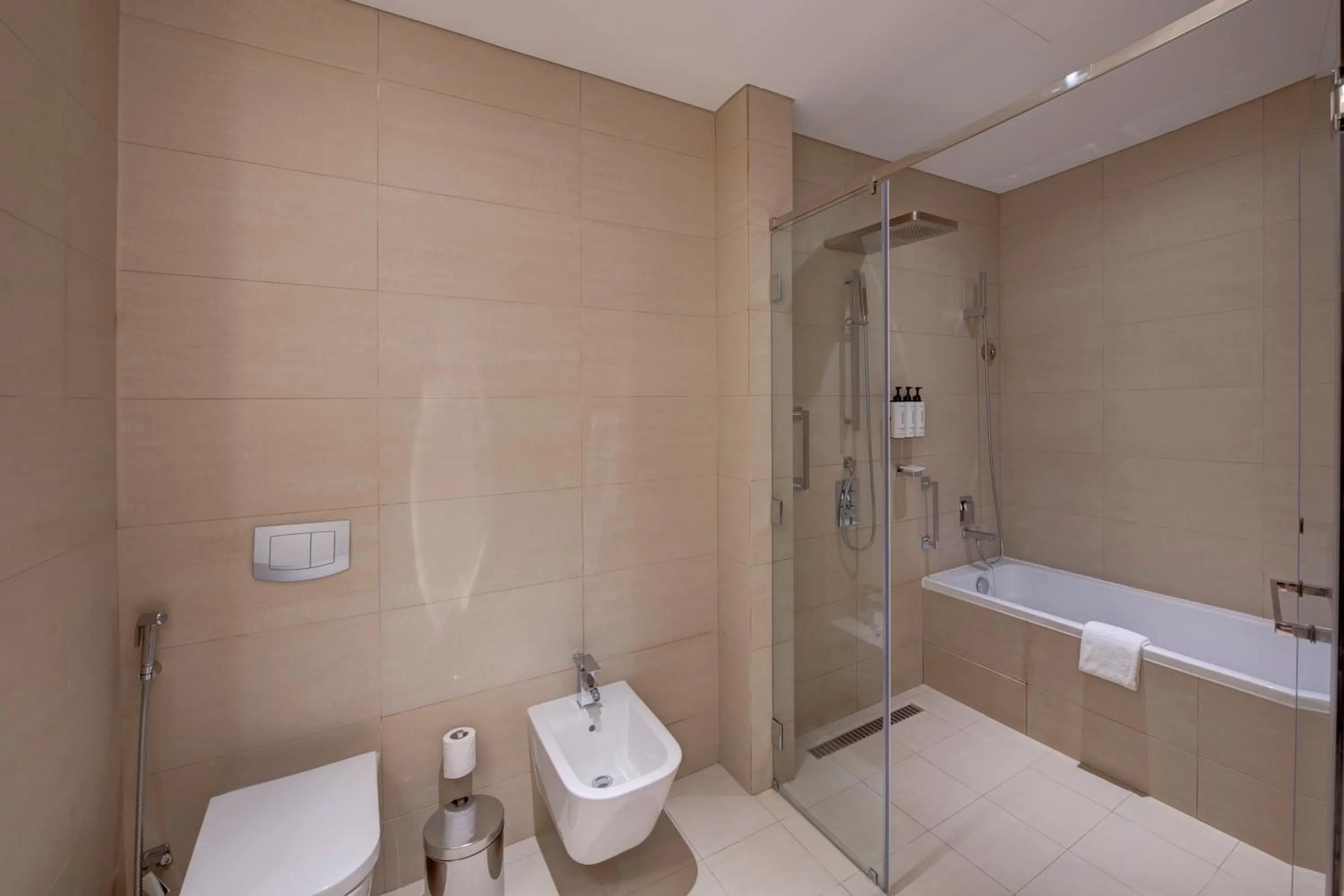 Toilet in Crowne Plaza Muscat OCEC by IHG