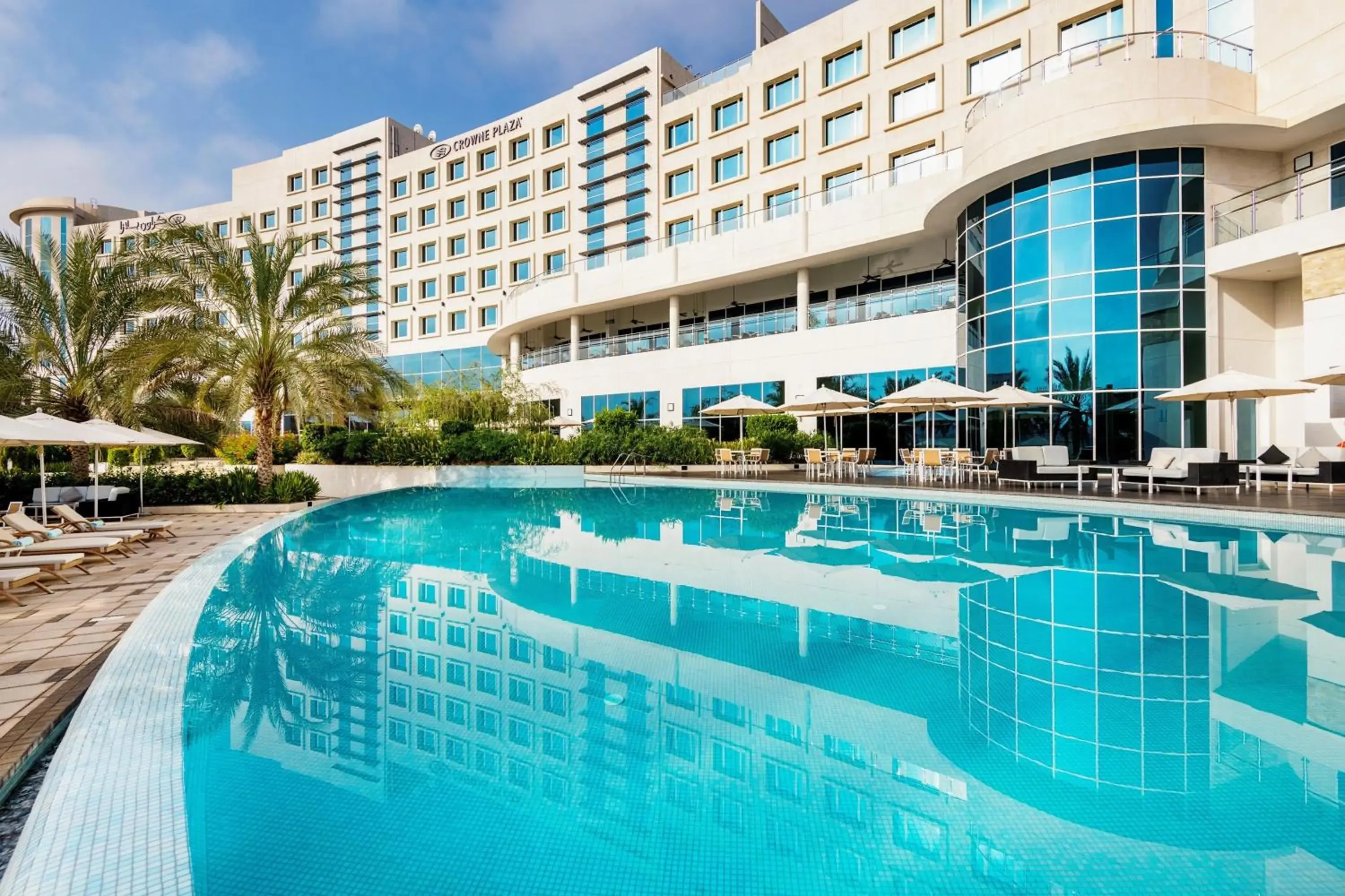 Swimming pool in Crowne Plaza Muscat OCEC by IHG Swimming pool in Crowne Plaza Muscat OCEC by IHG