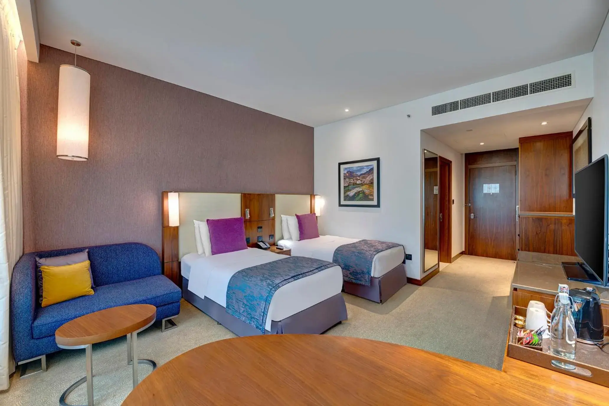 Bedroom, Bed in Crowne Plaza Muscat OCEC by IHG Bedroom, Bed in Crowne Plaza Muscat OCEC by IHG