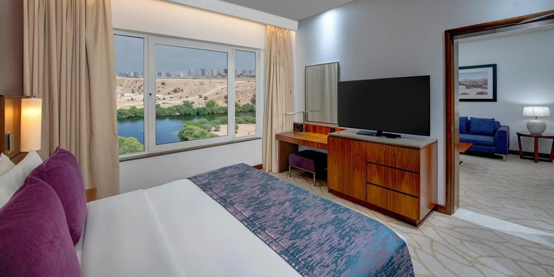 Photo of the whole room, Bed in Crowne Plaza Muscat OCEC by IHG