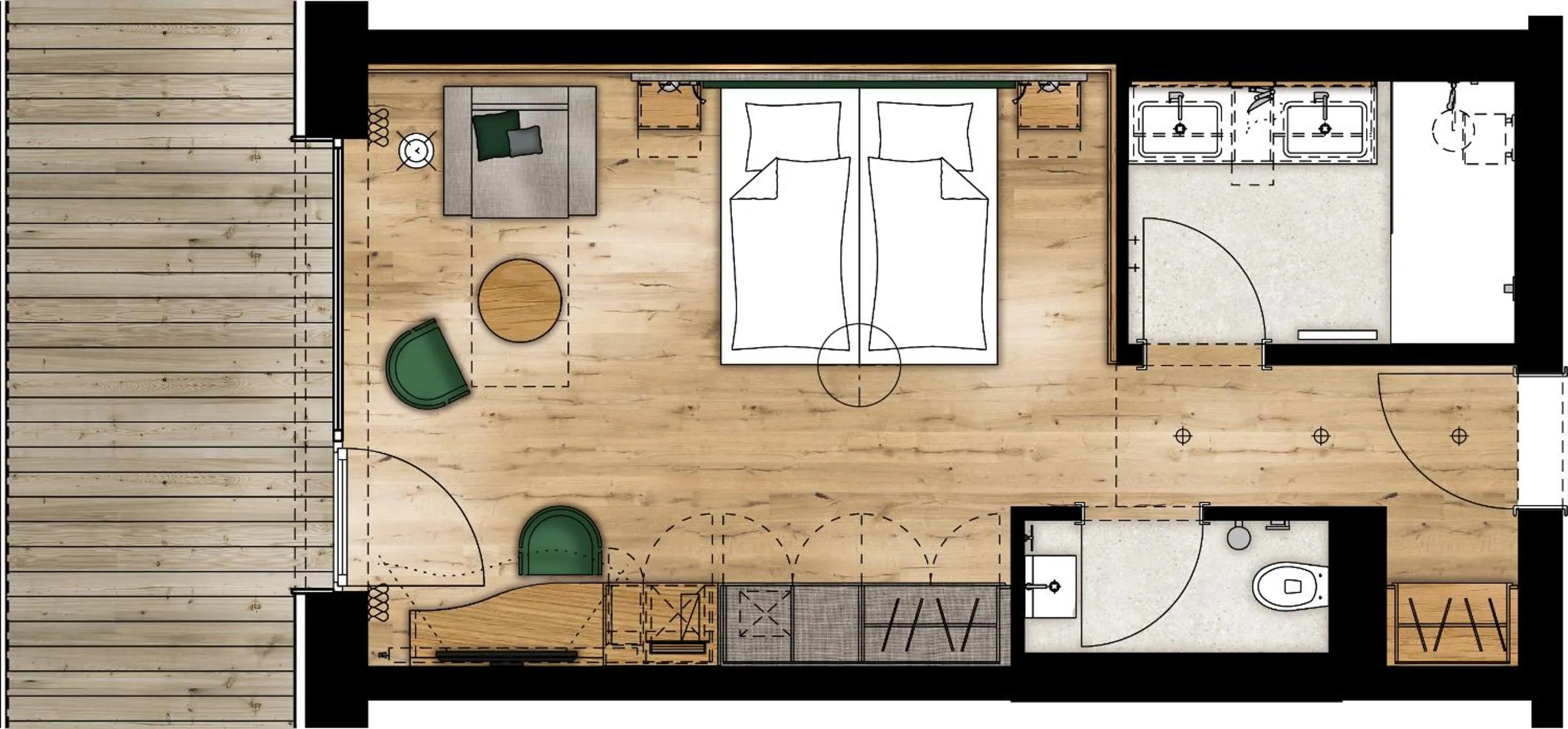 Photo of the whole room in Zugspitz Resort