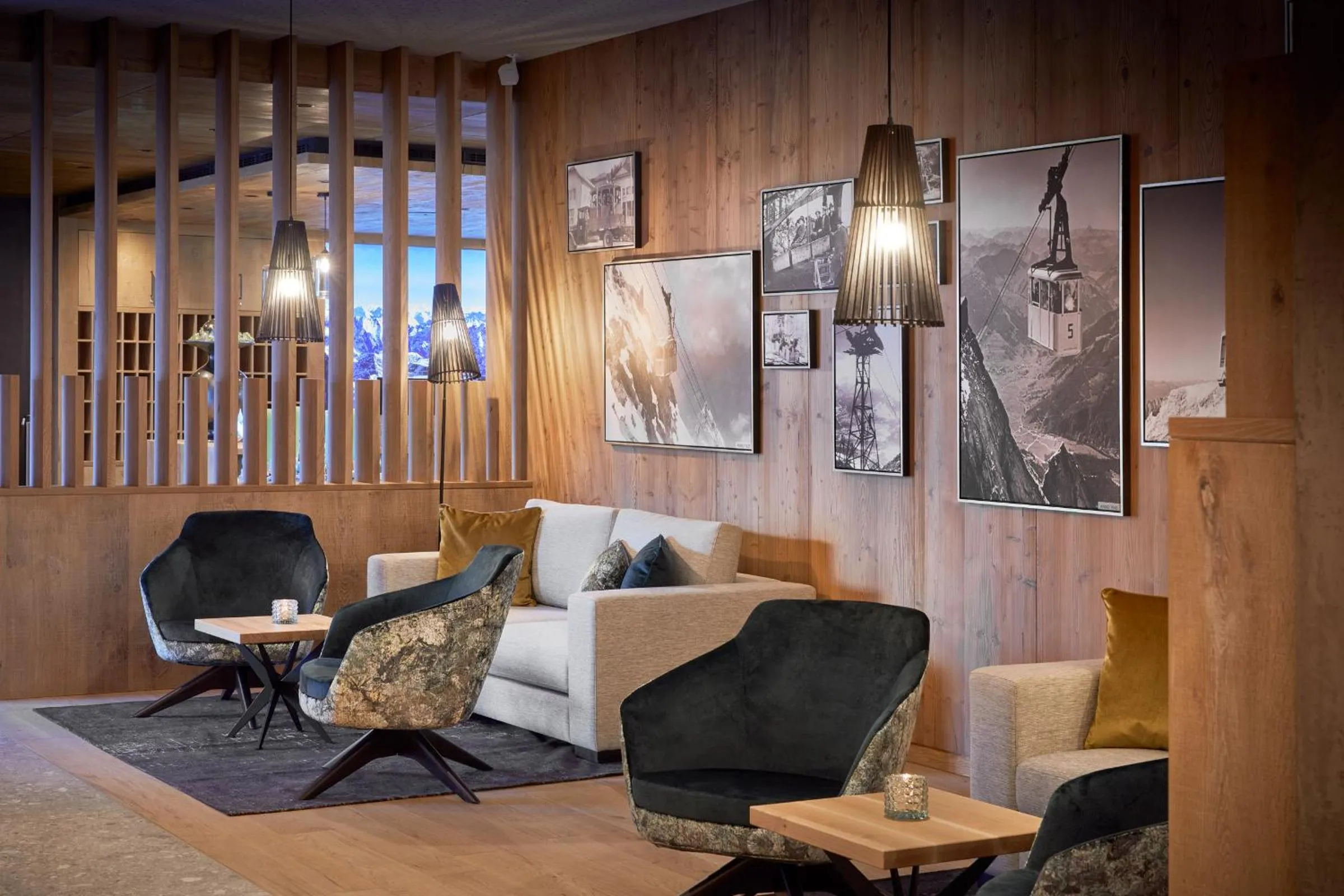 Lobby or reception in Zugspitz Resort