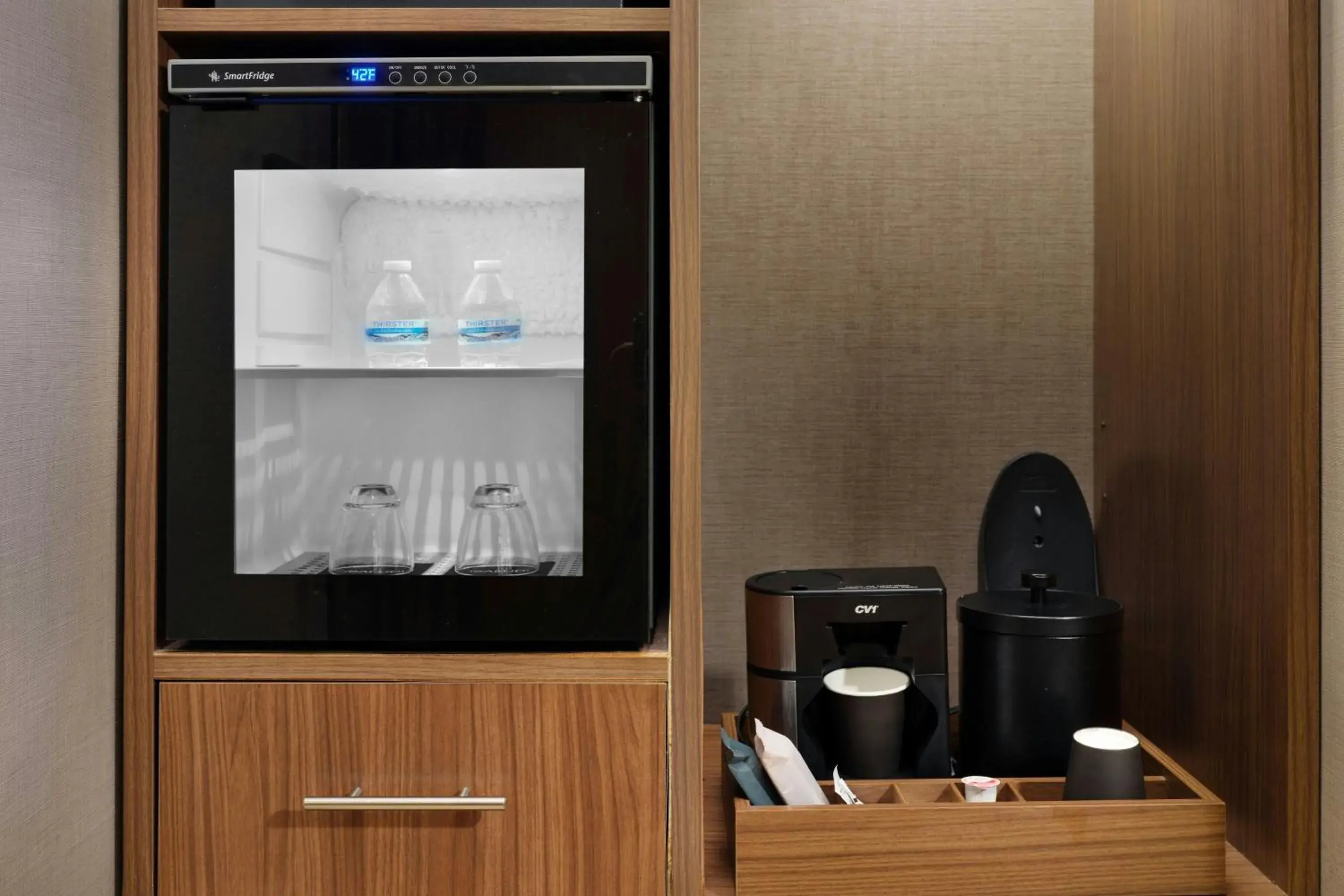 Guest Room with Two Double Beds in AC Hotel by Marriott Dallas Downtown Guest Room with Two Double Beds in AC Hotel by Marriott Dallas Downtown