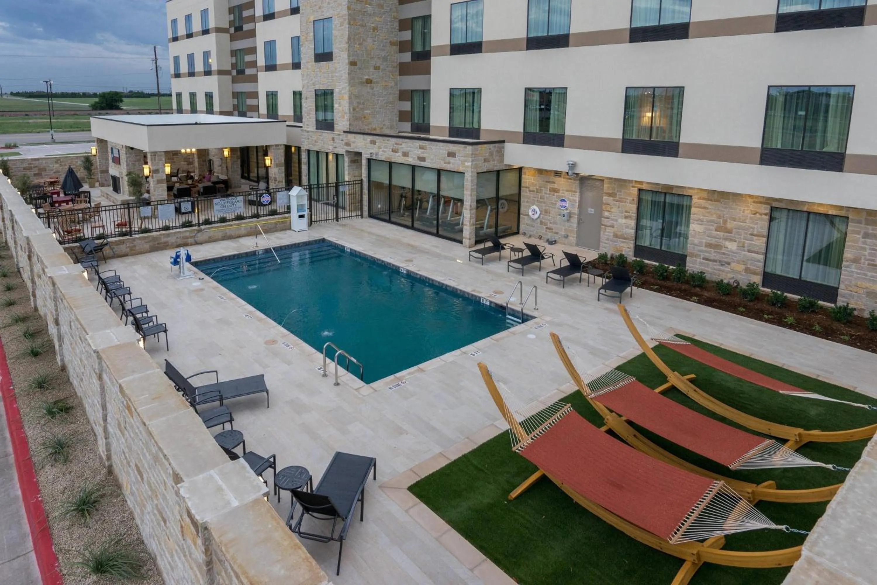 Swimming pool in Fairfield Inn & Suites by Marriott Lubbock Southwest