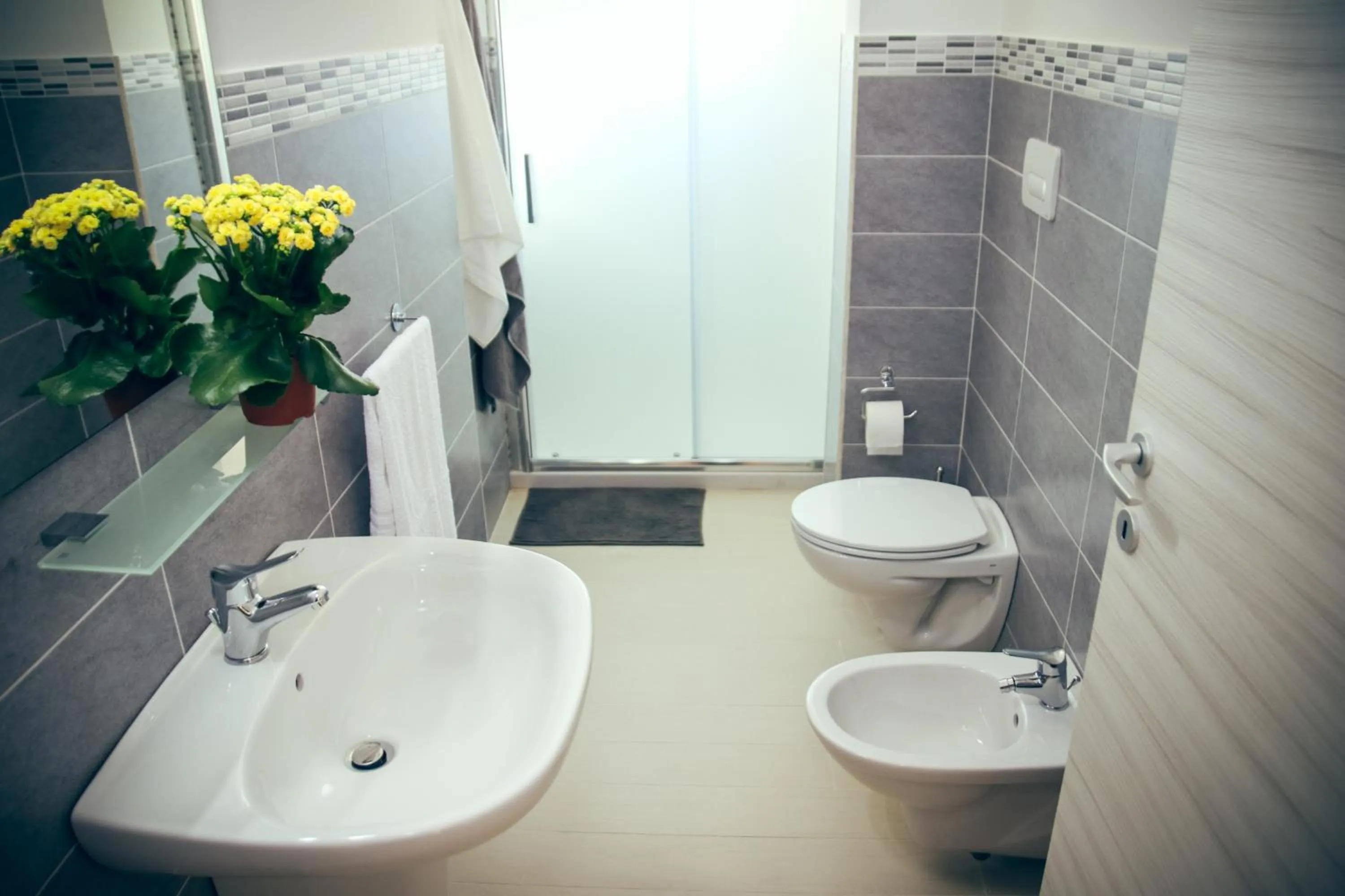 Bathroom in Il Sorriso B&B
