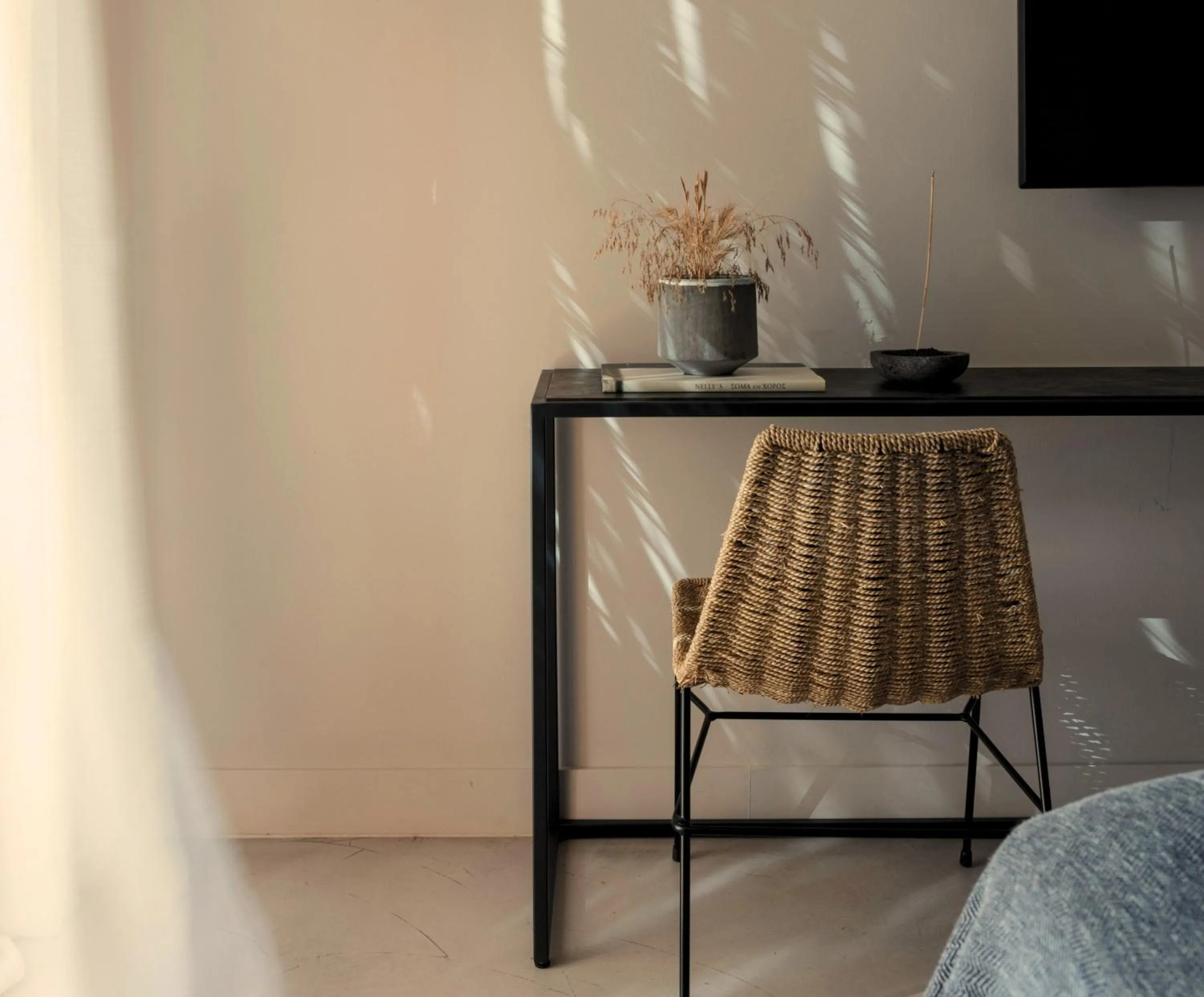 Decorative detail in Minos Beach Art Hotel, a Member of Design Hotels