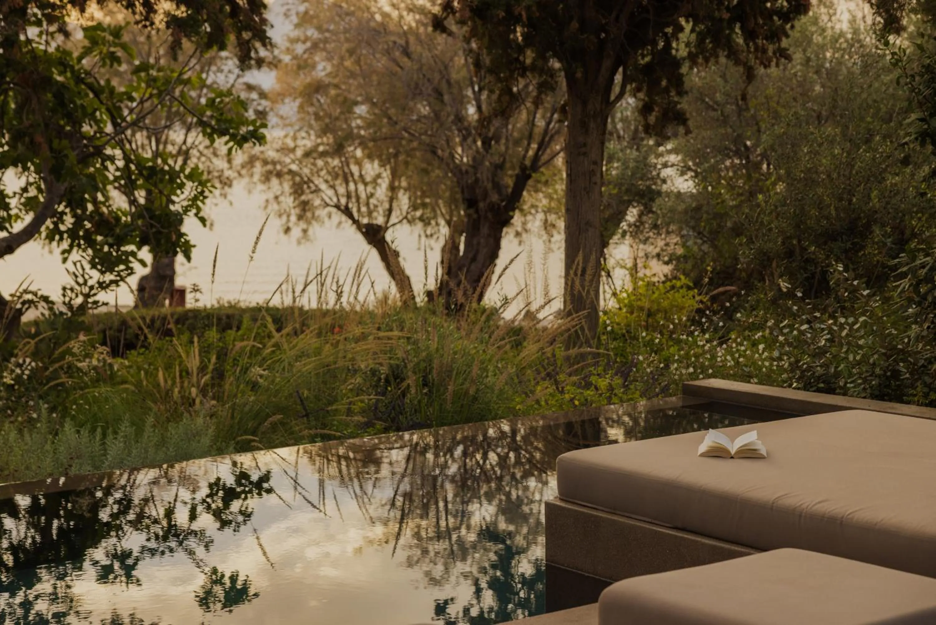 Swimming pool in Minos Beach Art Hotel, a Member of Design Hotels