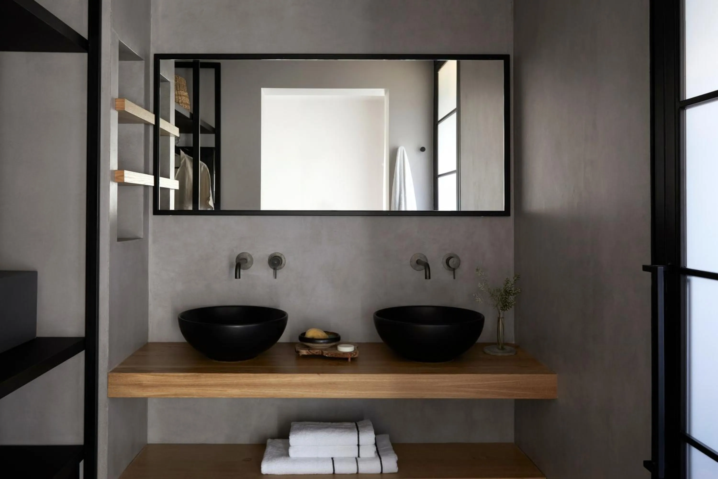 Bathroom in Minos Beach Art Hotel, a Member of Design Hotels