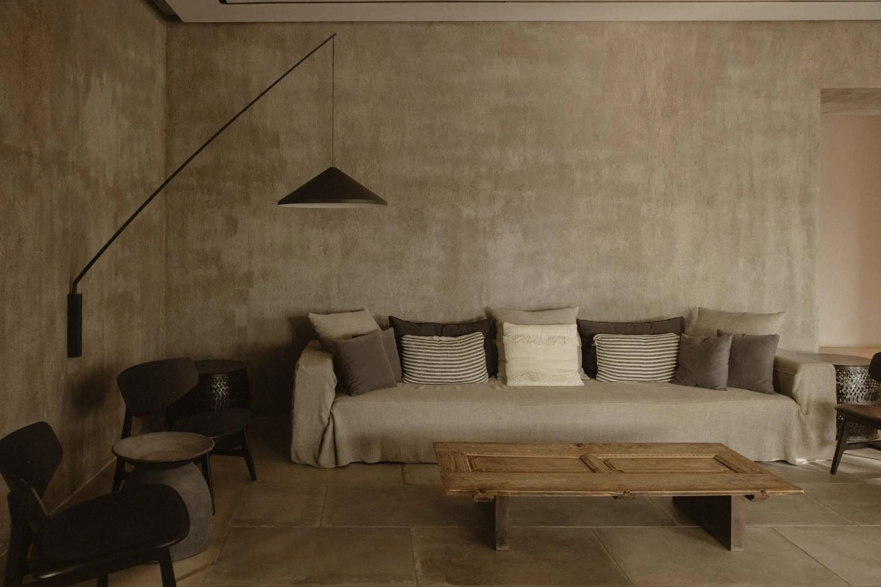 Lounge or bar in Minos Beach Art Hotel, a Member of Design Hotels