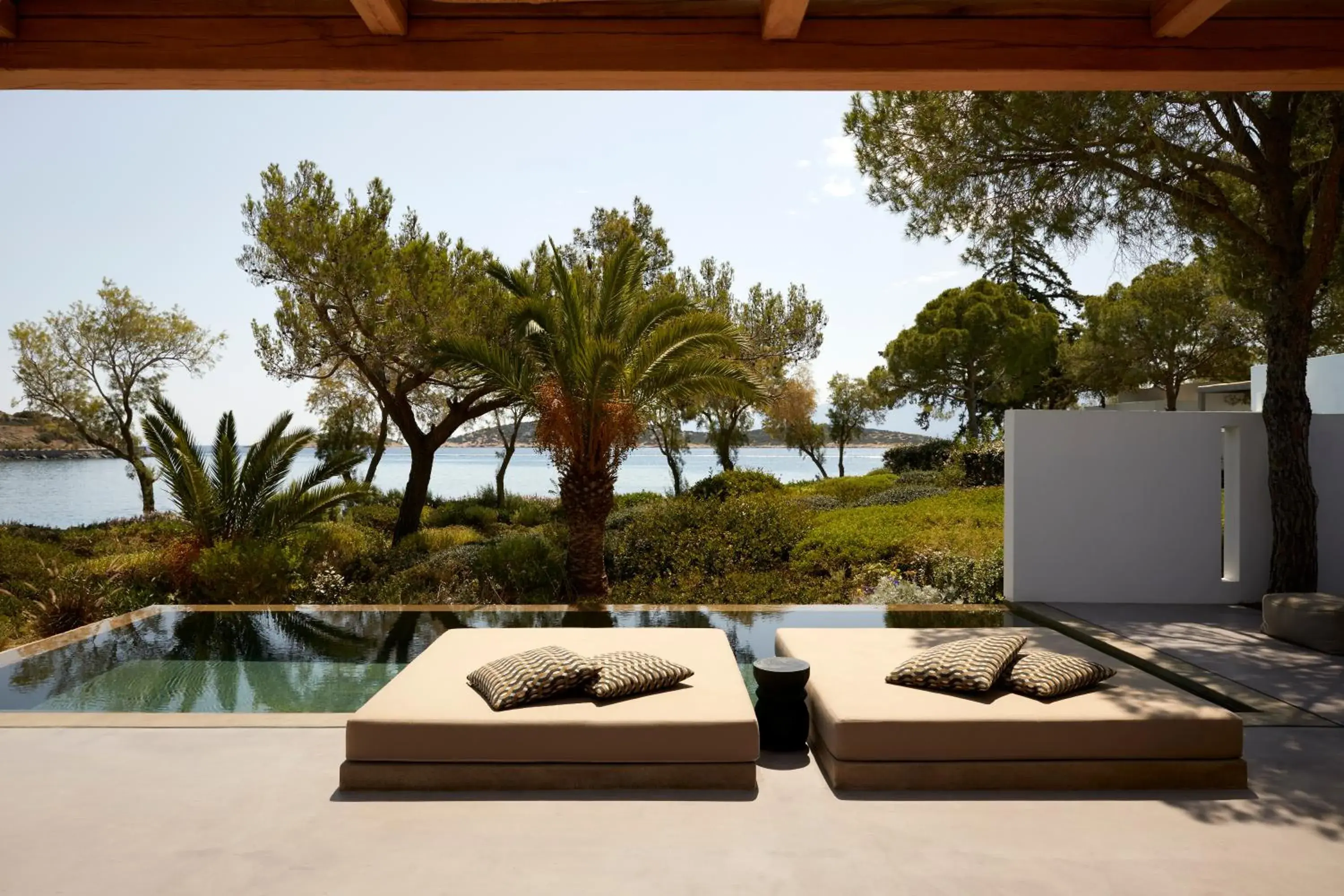Two-Bedroom Seafront Villa with Private Pool in Minos Beach Art Hotel, a Member of Design Hotels Two-Bedroom Seafront Villa with Private Pool in Minos Beach Art Hotel, a Member of Design Hotels