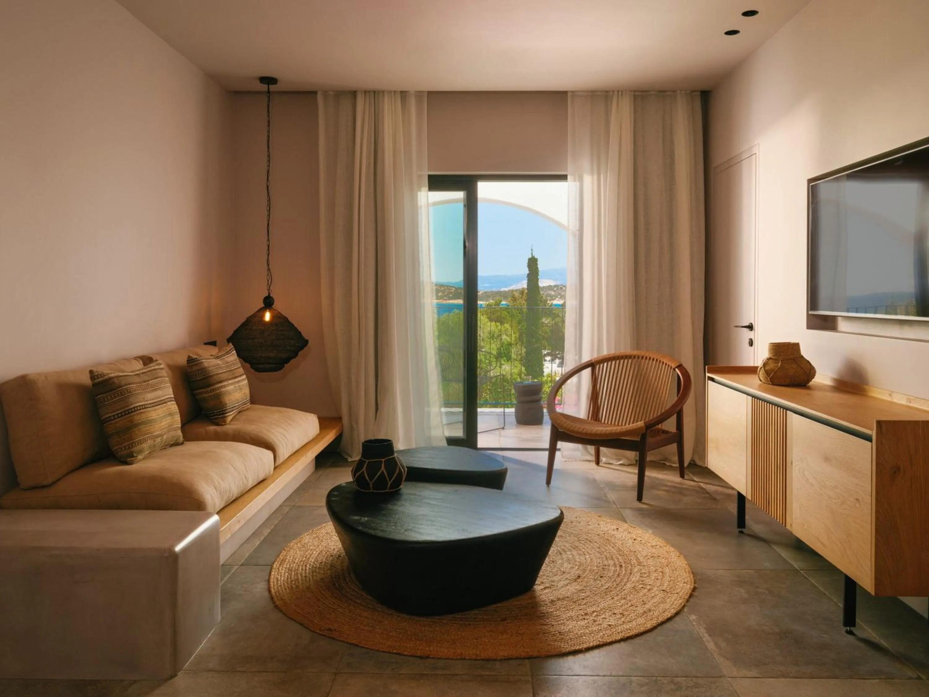 Sea View Suite  - Main Building in Minos Beach Art Hotel, a Member of Design Hotels