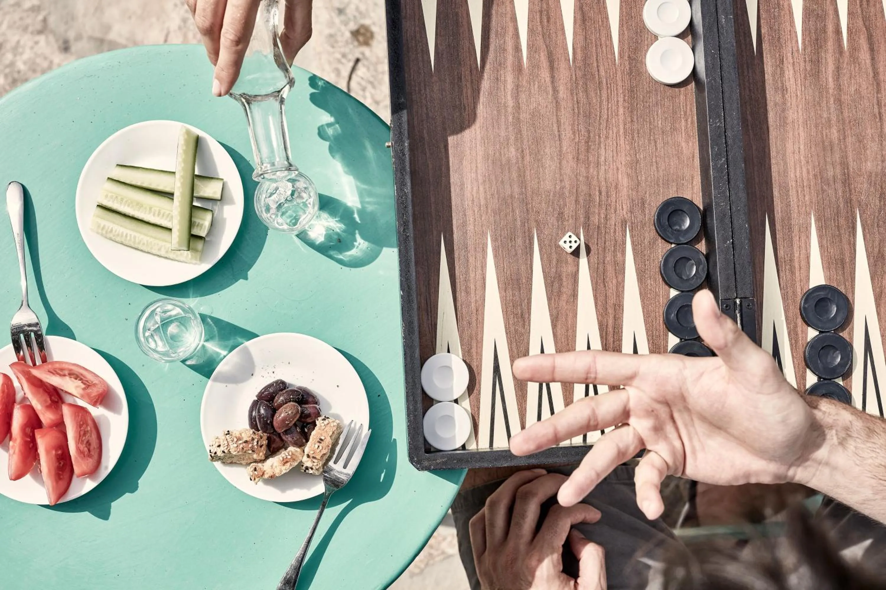 Restaurant/places to eat in Minos Beach Art Hotel, a Member of Design Hotels