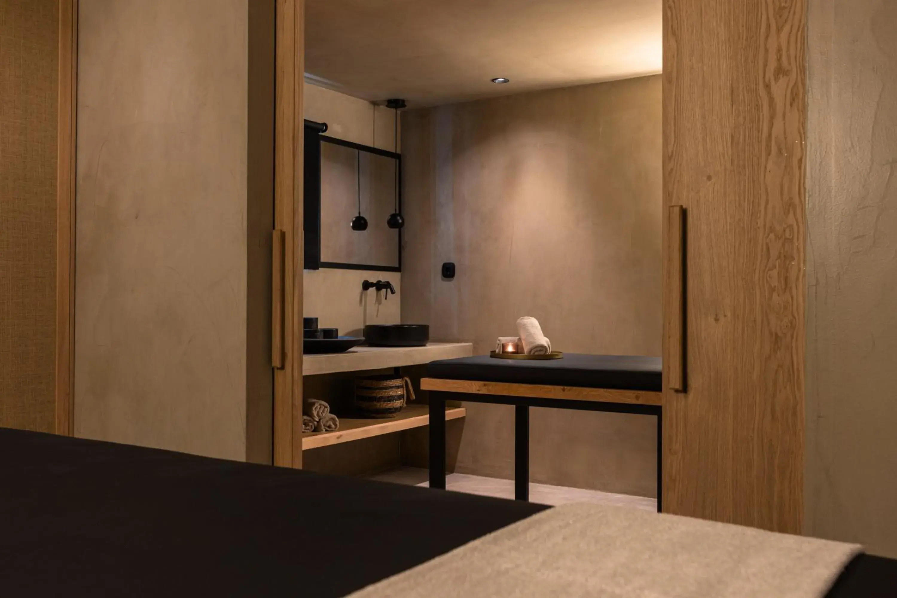 Spa and wellness centre/facilities, Bed in Minos Beach Art Hotel, a Member of Design Hotels Spa and wellness centre/facilities, Bed in Minos Beach Art Hotel, a Member of Design Hotels