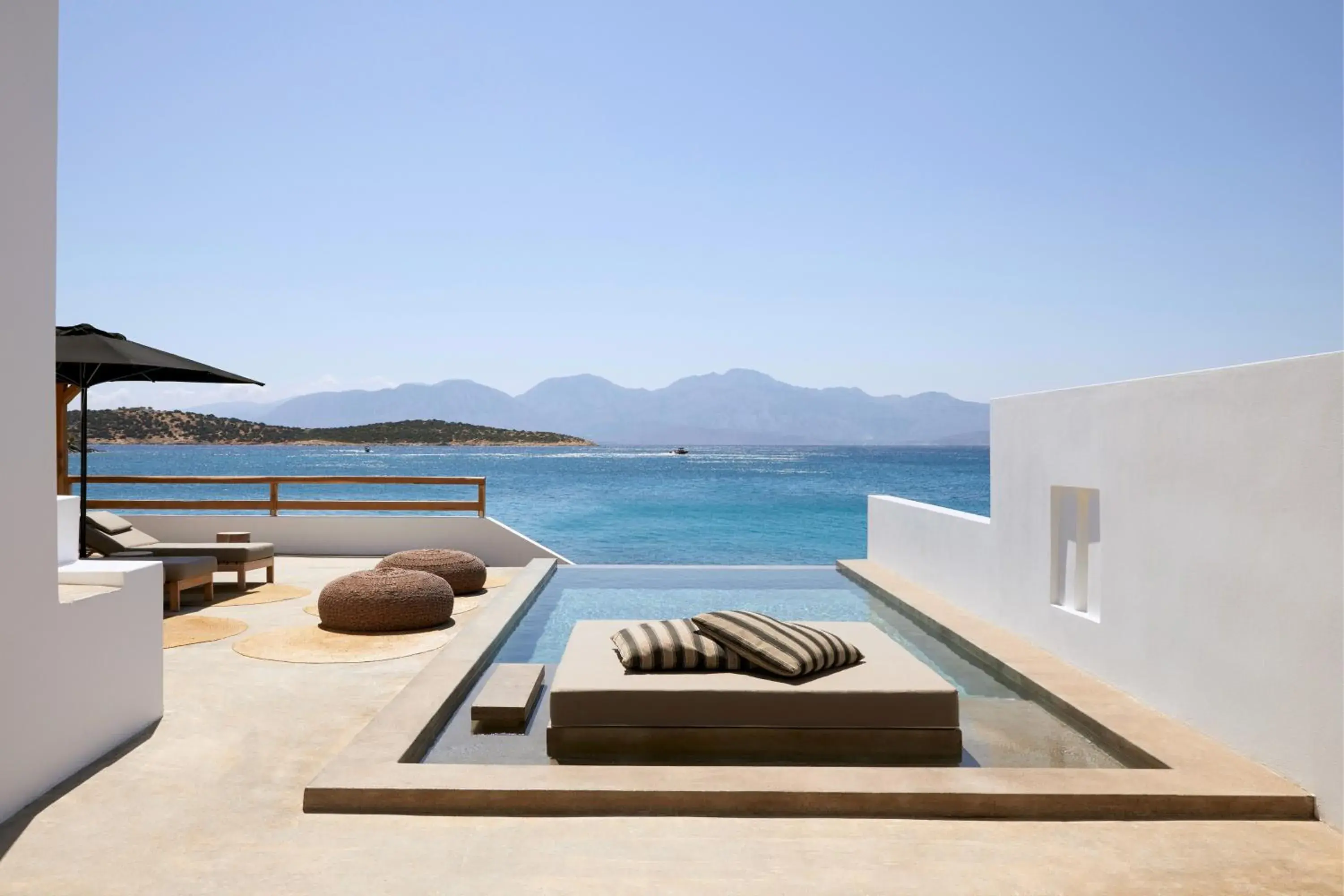 Swimming pool in Minos Beach Art Hotel, a Member of Design Hotels Swimming pool in Minos Beach Art Hotel, a Member of Design Hotels