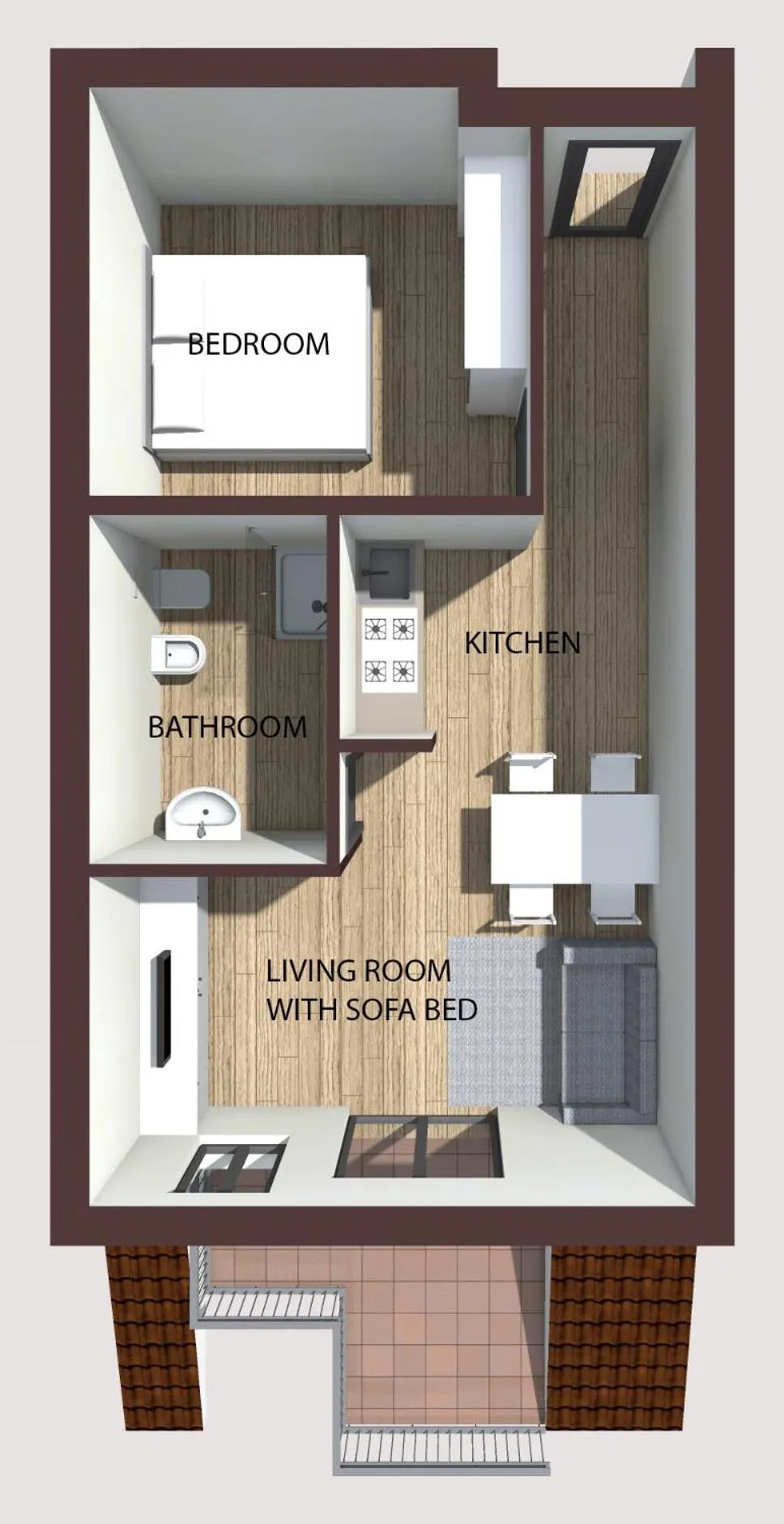 Floor plan in Holidays Residence
