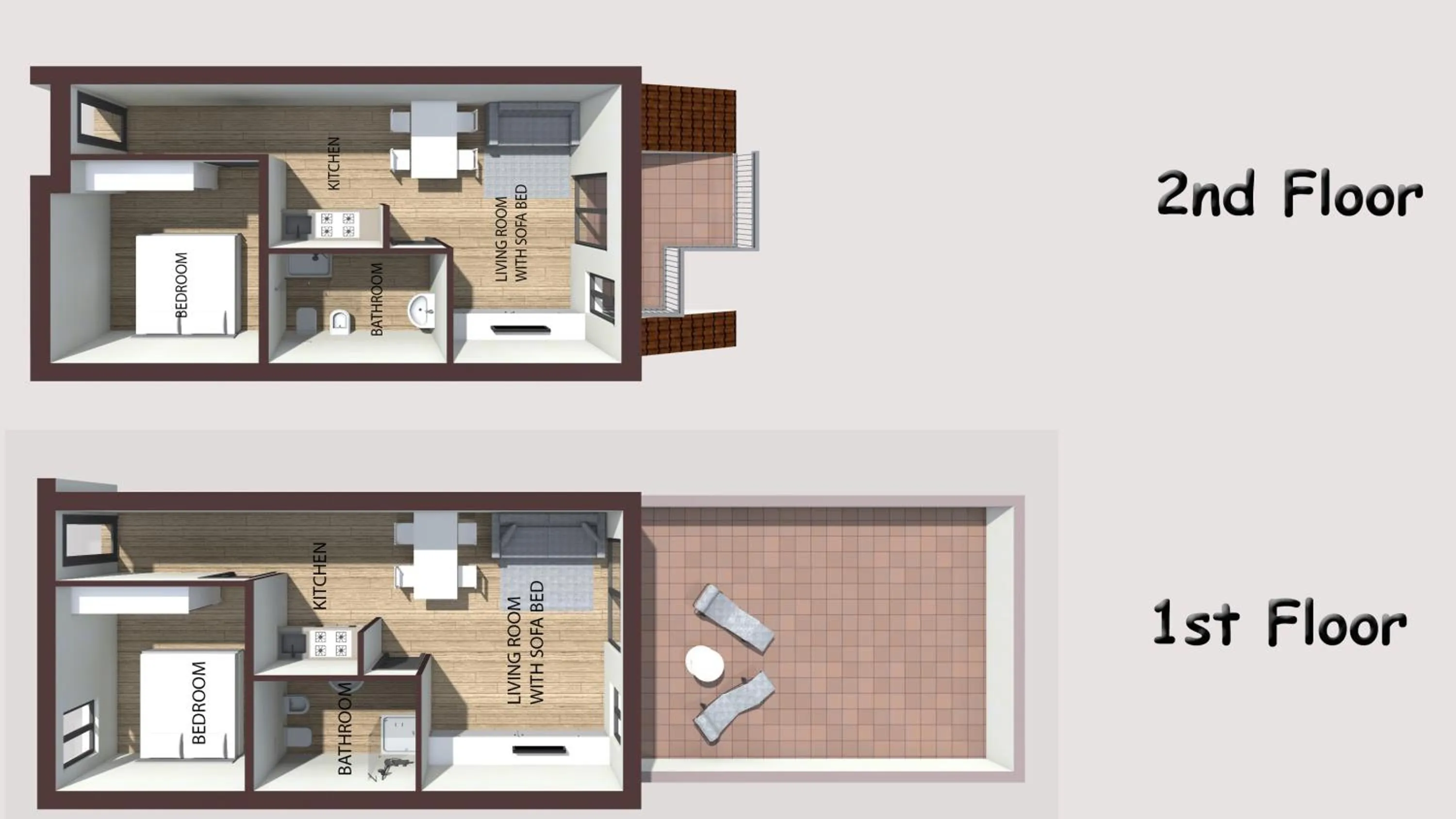 Floor plan in Holidays Residence