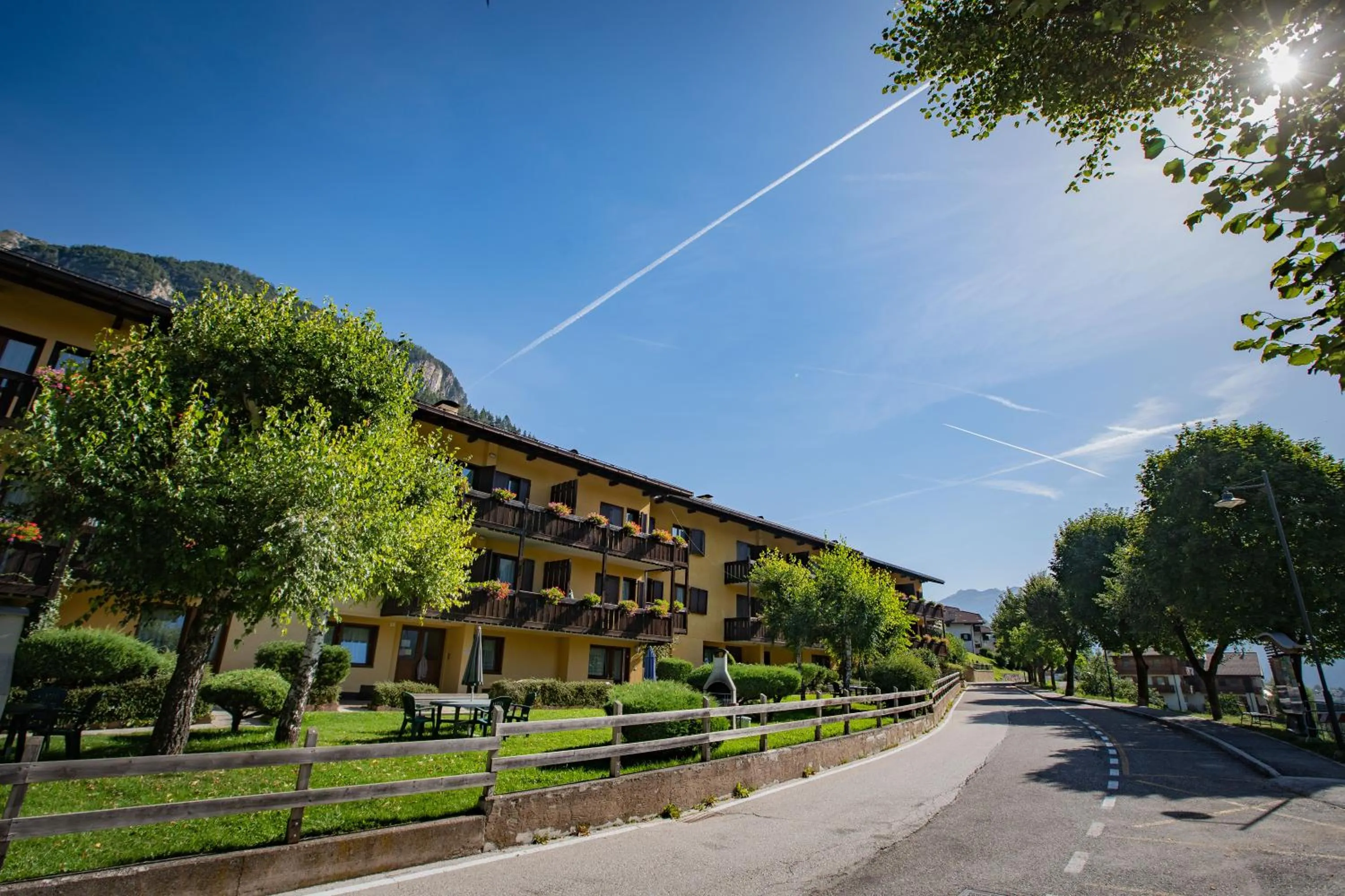 Facade/entrance in Residence Lagorai