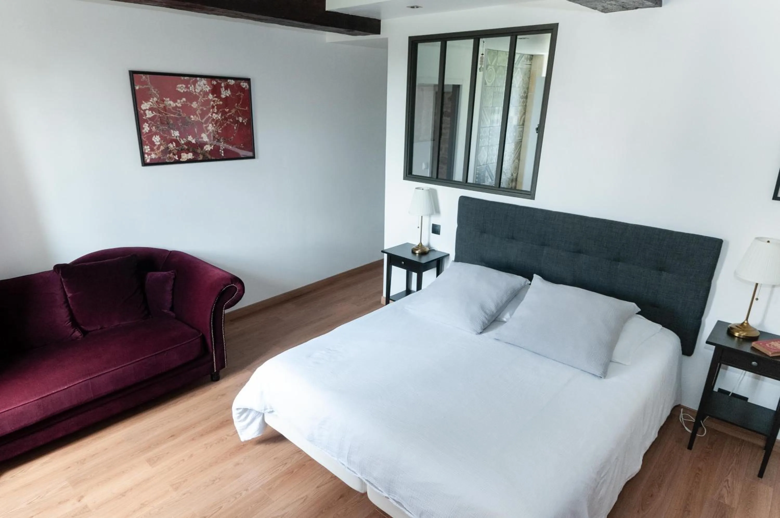 Double Room with Private Bathroom in La Ferme d'Ervee de Saint-Roch