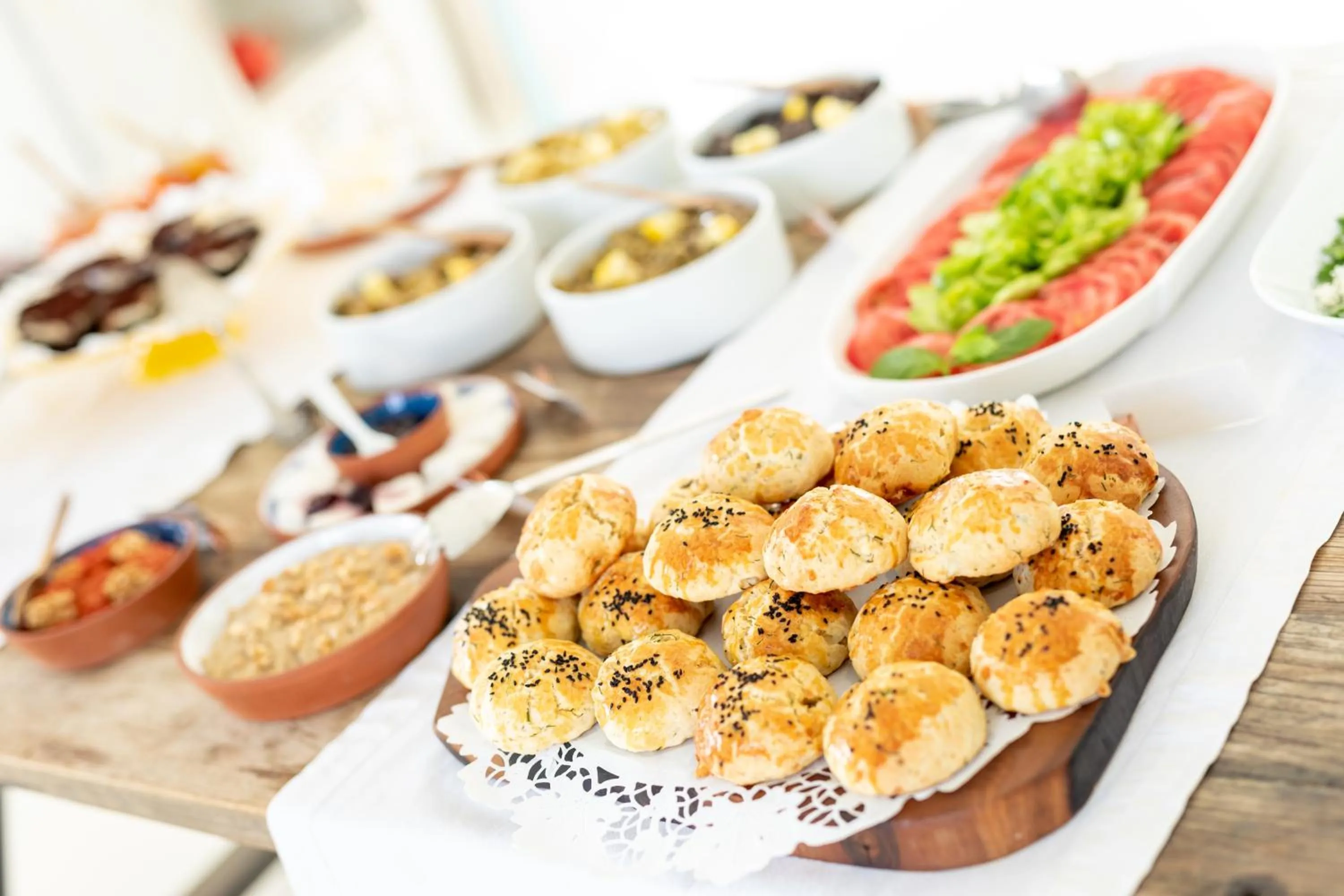 Buffet breakfast in Deniz Kabugu Hotel