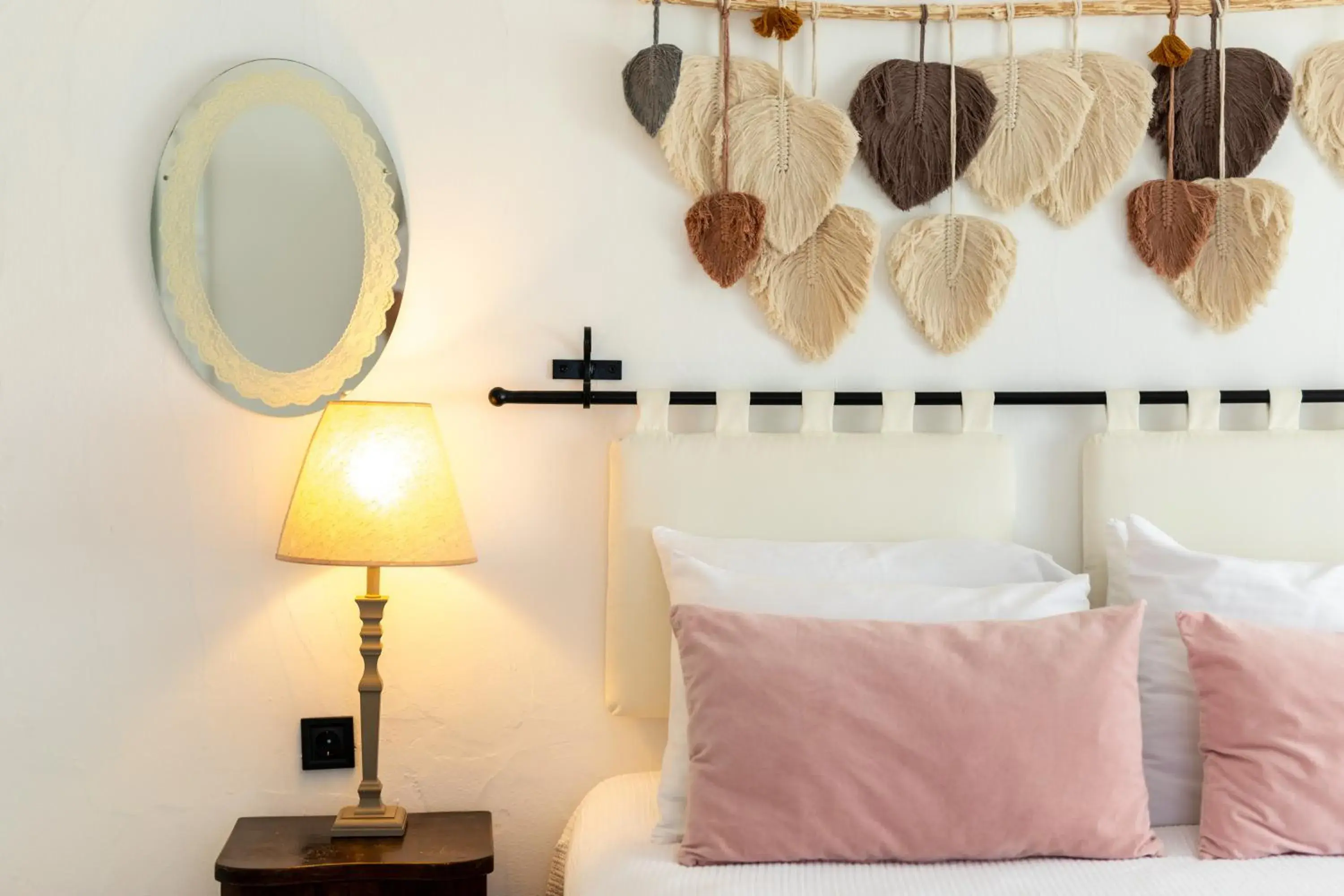 Decorative detail, Bed in Deniz Kabugu Hotel Decorative detail, Bed in Deniz Kabugu Hotel