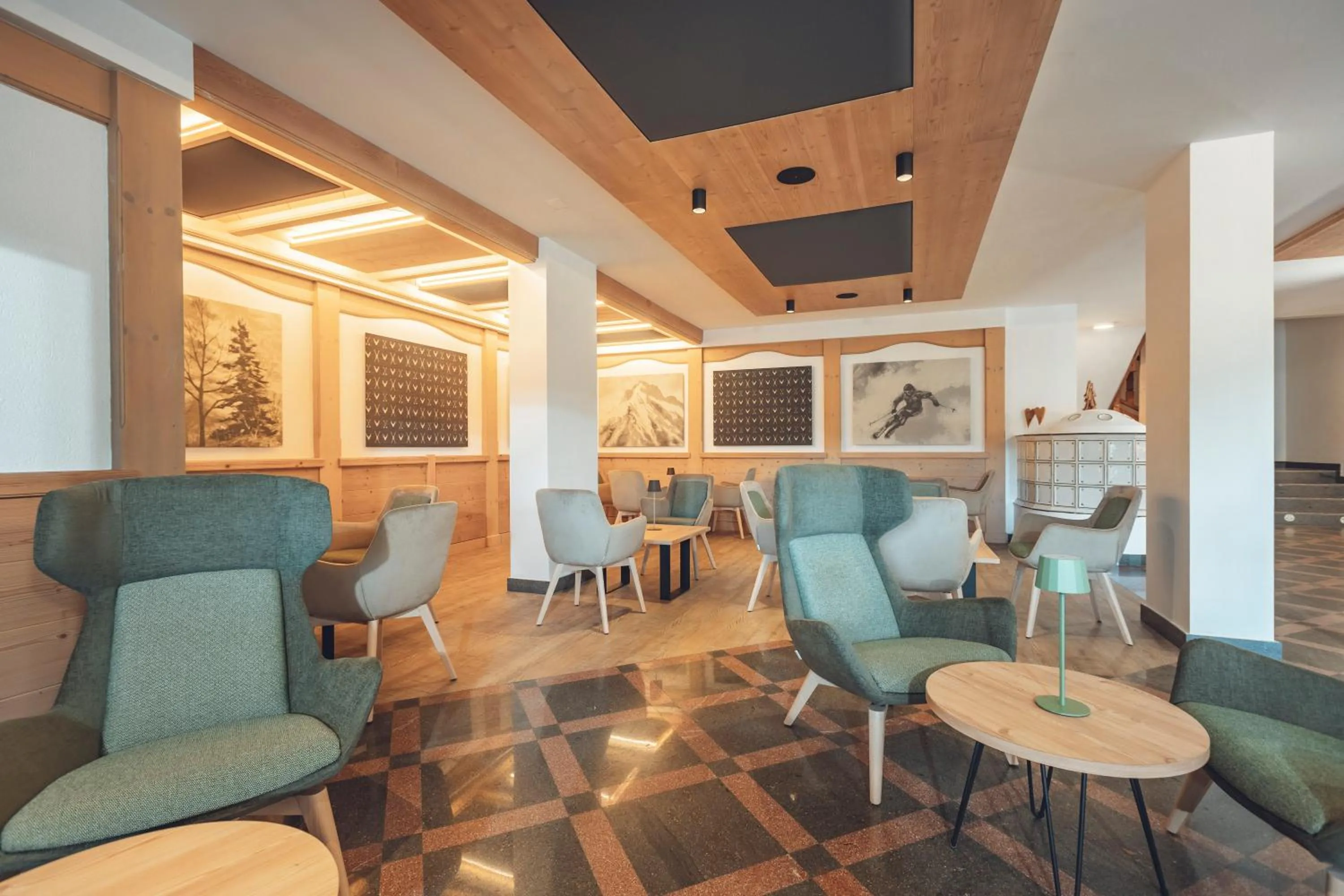 Lobby or reception in Aparthotel Des Alpes