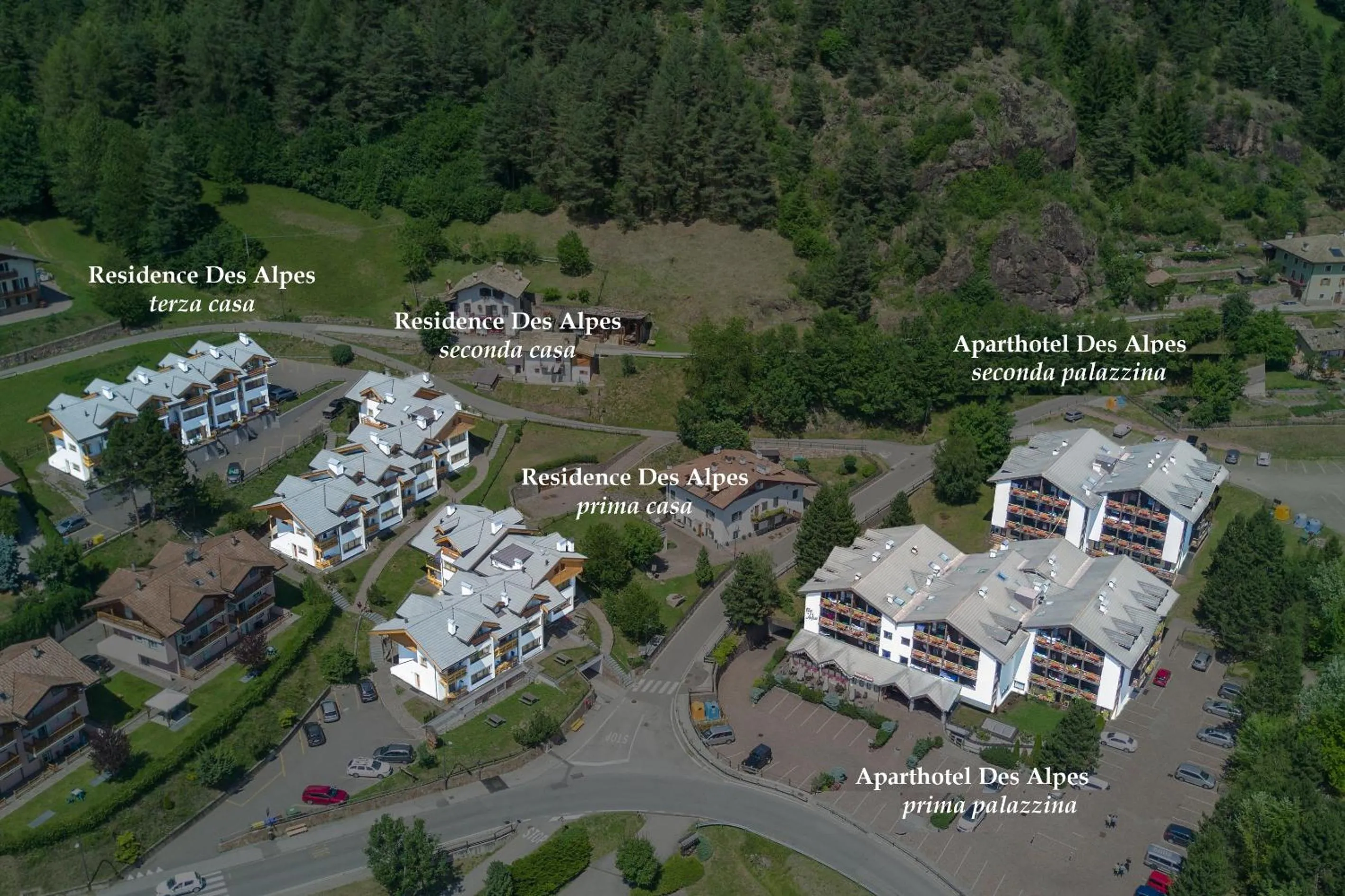 Bird's eye view in Aparthotel Des Alpes