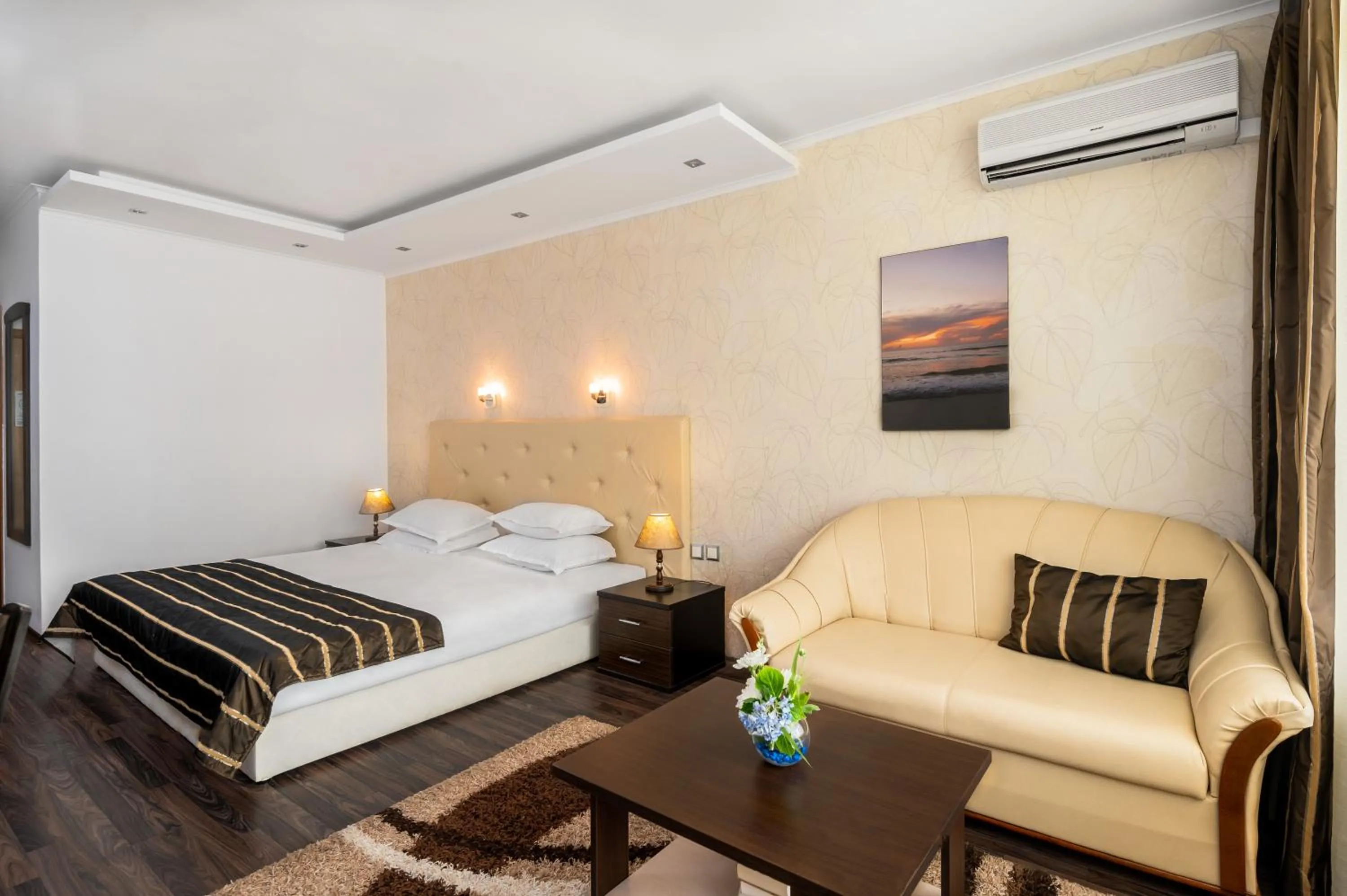 Bed in ELPIDA Hotel - All Inclusive & Beach Front