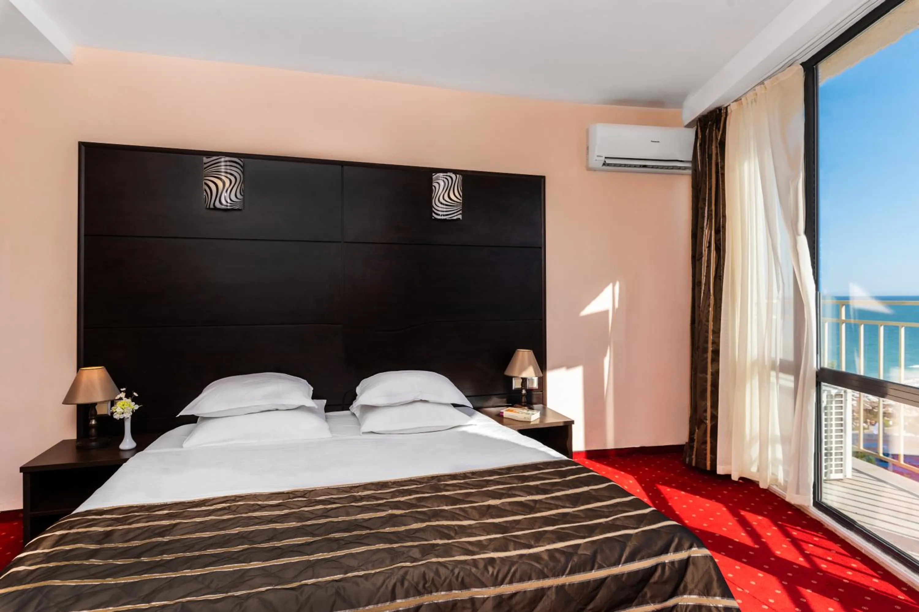 Bed in ELPIDA Hotel - All Inclusive & Beach Front