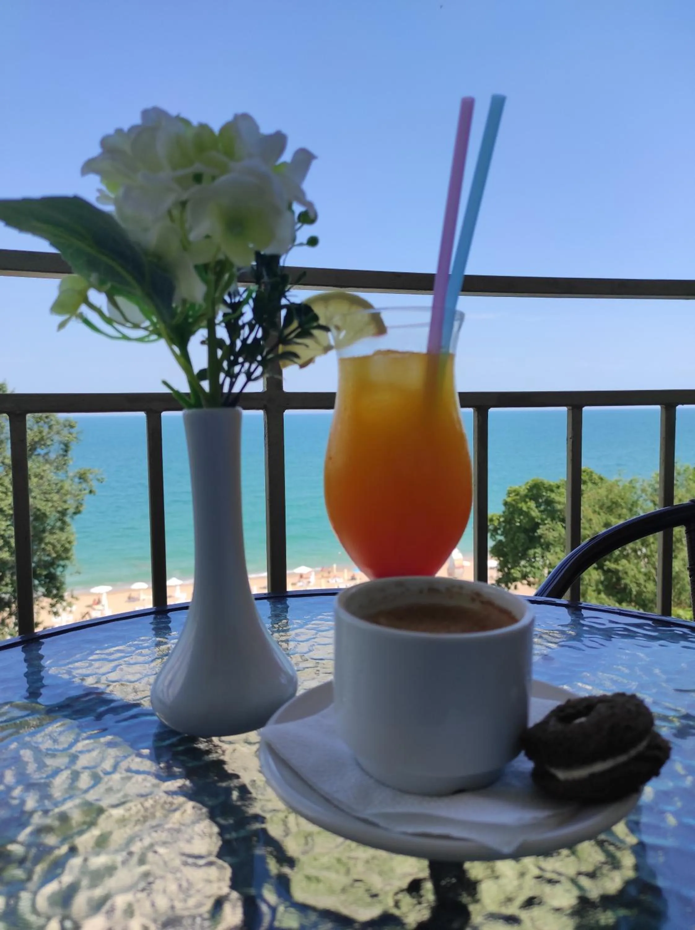 Balcony/Terrace in ELPIDA Hotel - All Inclusive & Beach Front