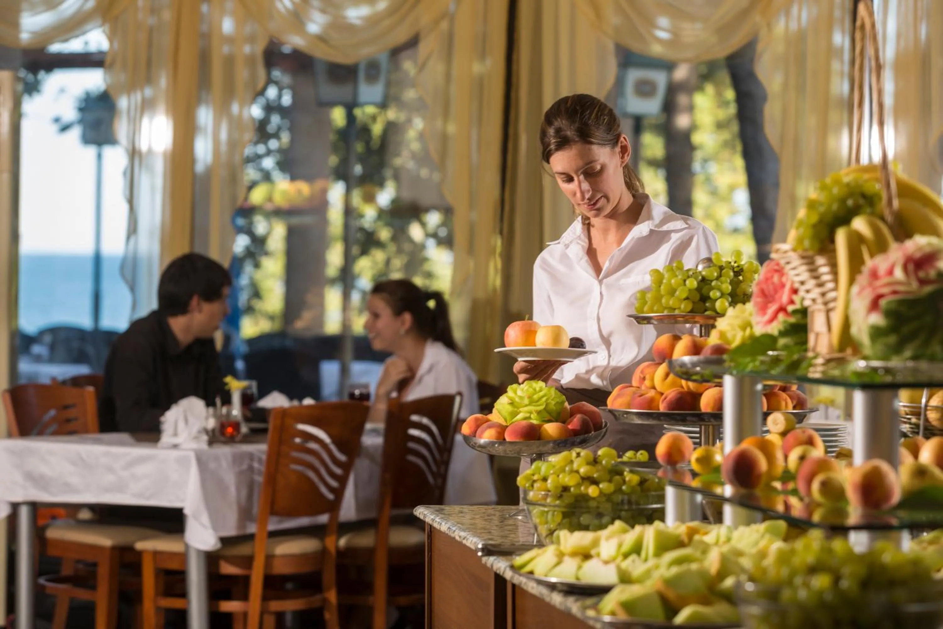 Food in ELPIDA Hotel - All Inclusive & Beach Front