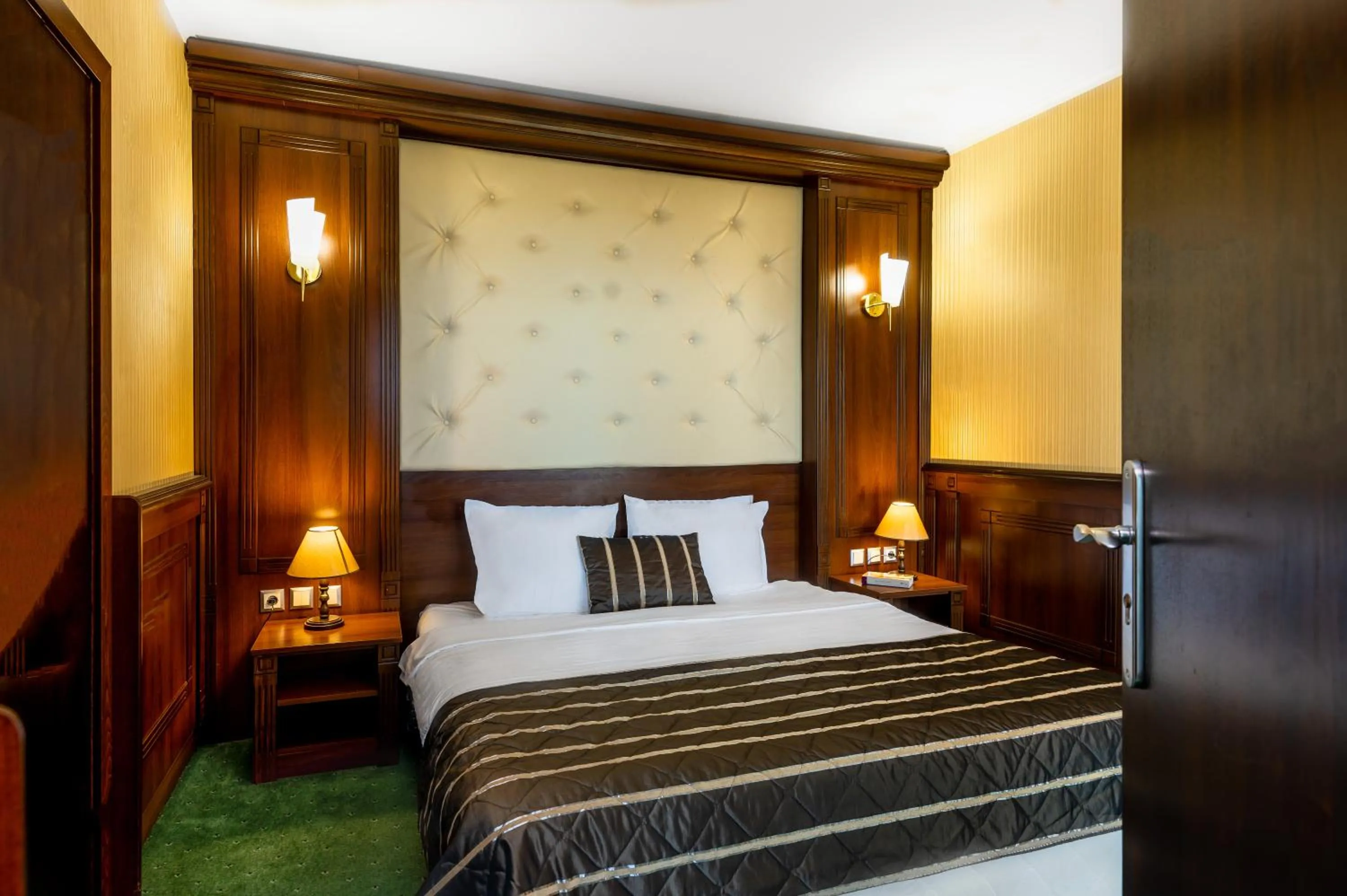 Bed in ELPIDA Hotel - All Inclusive & Beach Front