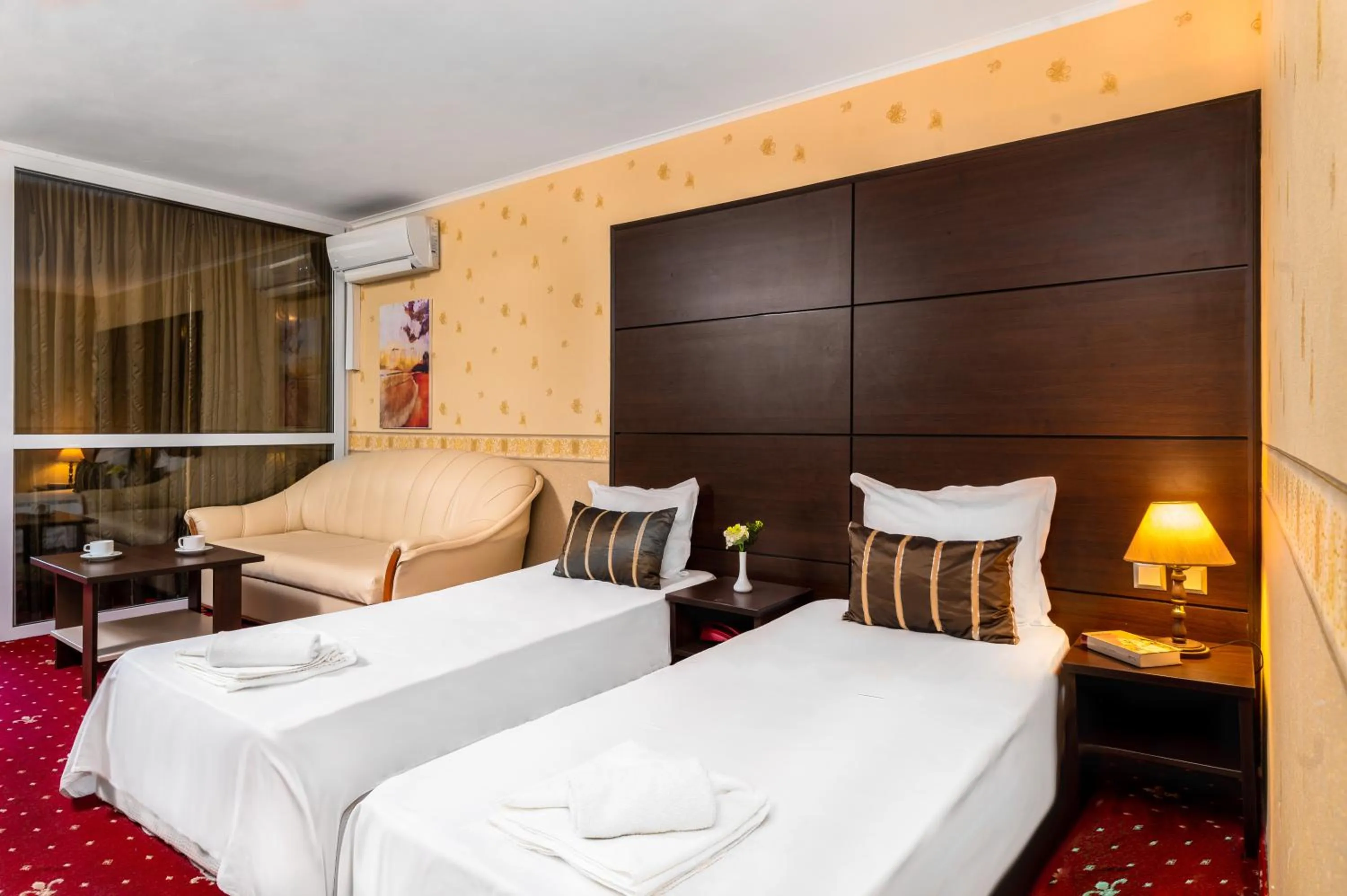 Bed in ELPIDA Hotel - All Inclusive & Beach Front