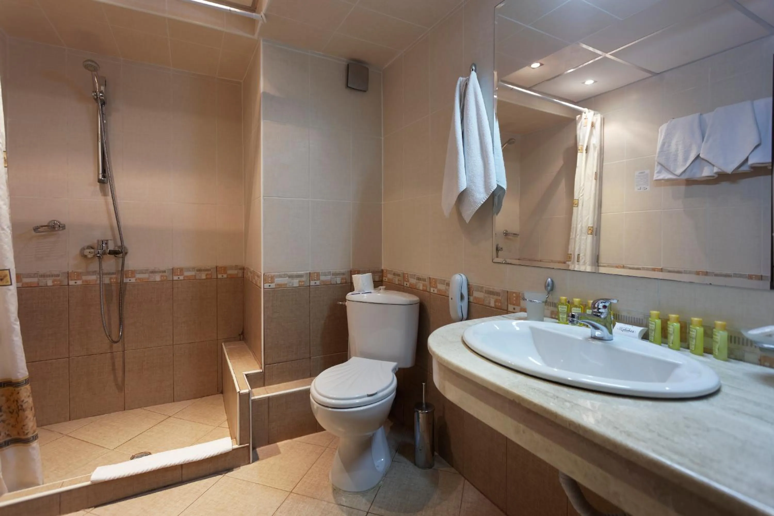 Bathroom in ELPIDA Hotel - All Inclusive & Beach Front