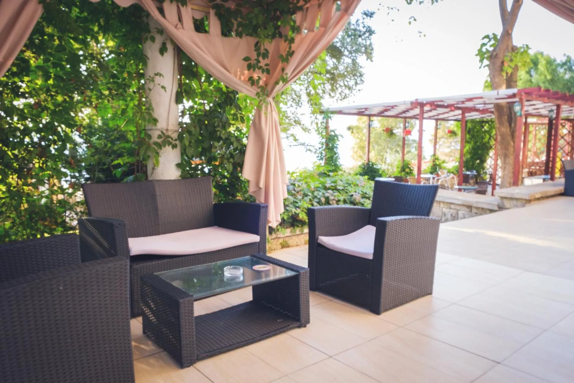 Patio in ELPIDA Hotel - All Inclusive & Beach Front