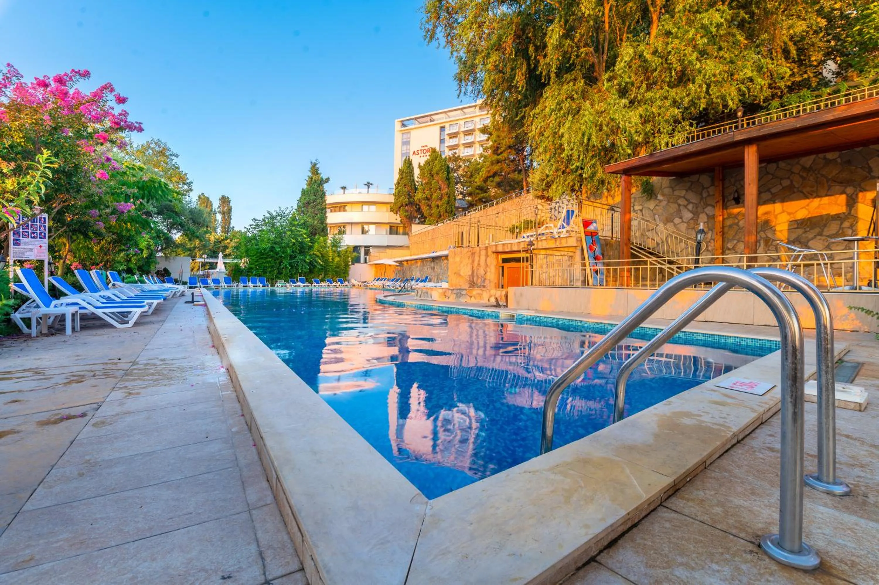 Pool view in ELPIDA Hotel - All Inclusive & Beach Front