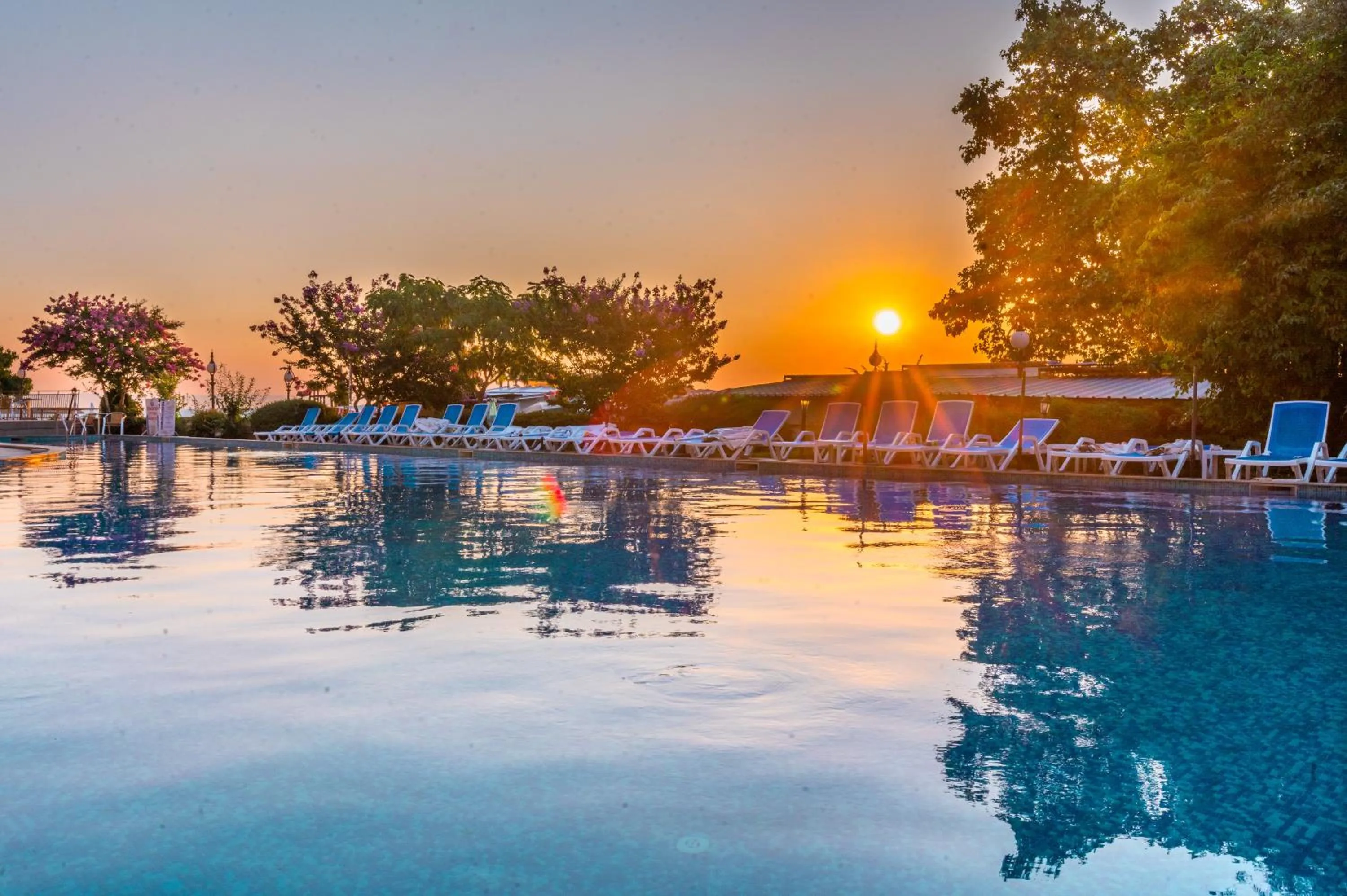 Pool view in ELPIDA Hotel - All Inclusive & Beach Front