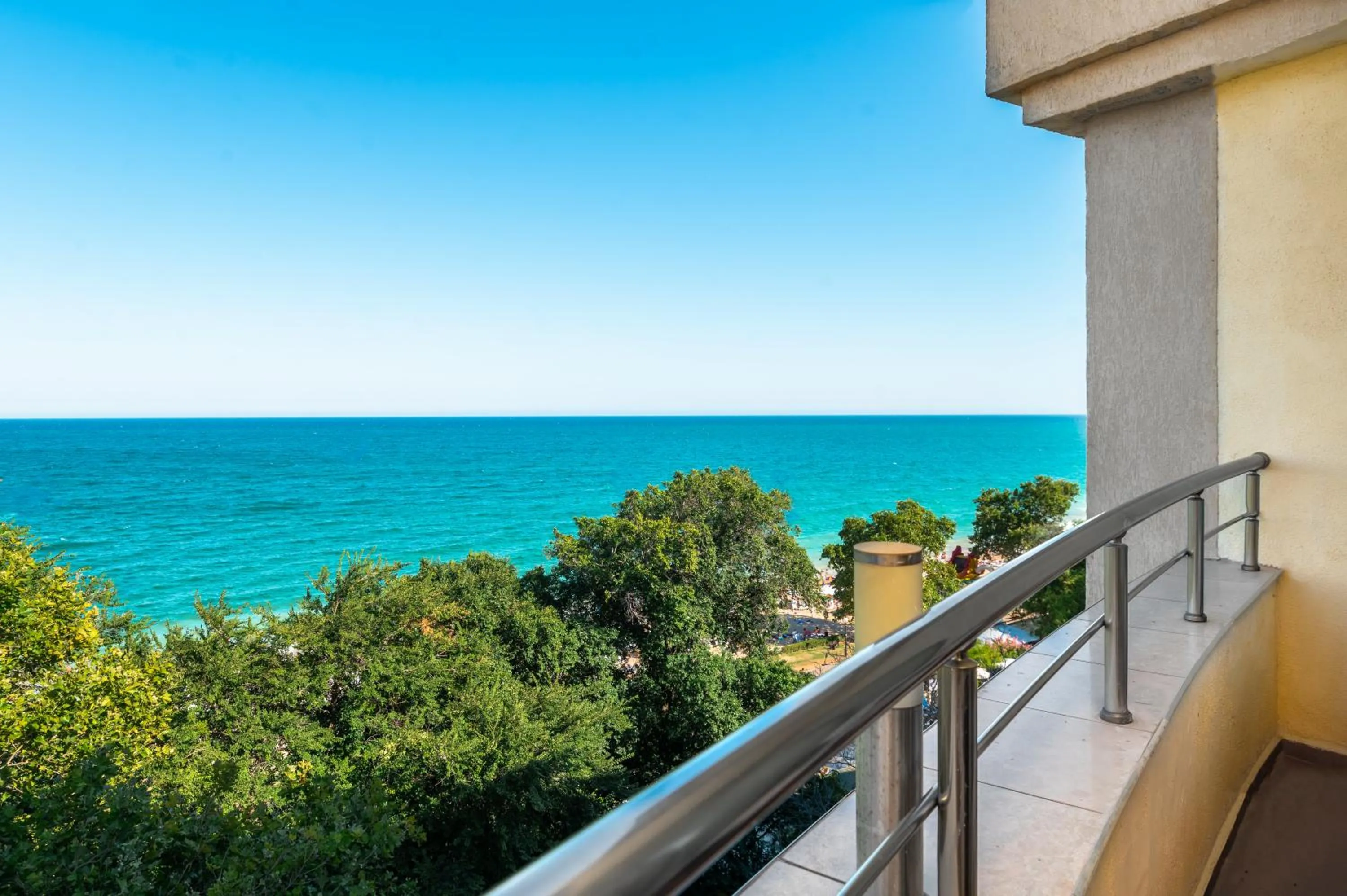 Balcony/Terrace in ELPIDA Hotel - All Inclusive & Beach Front