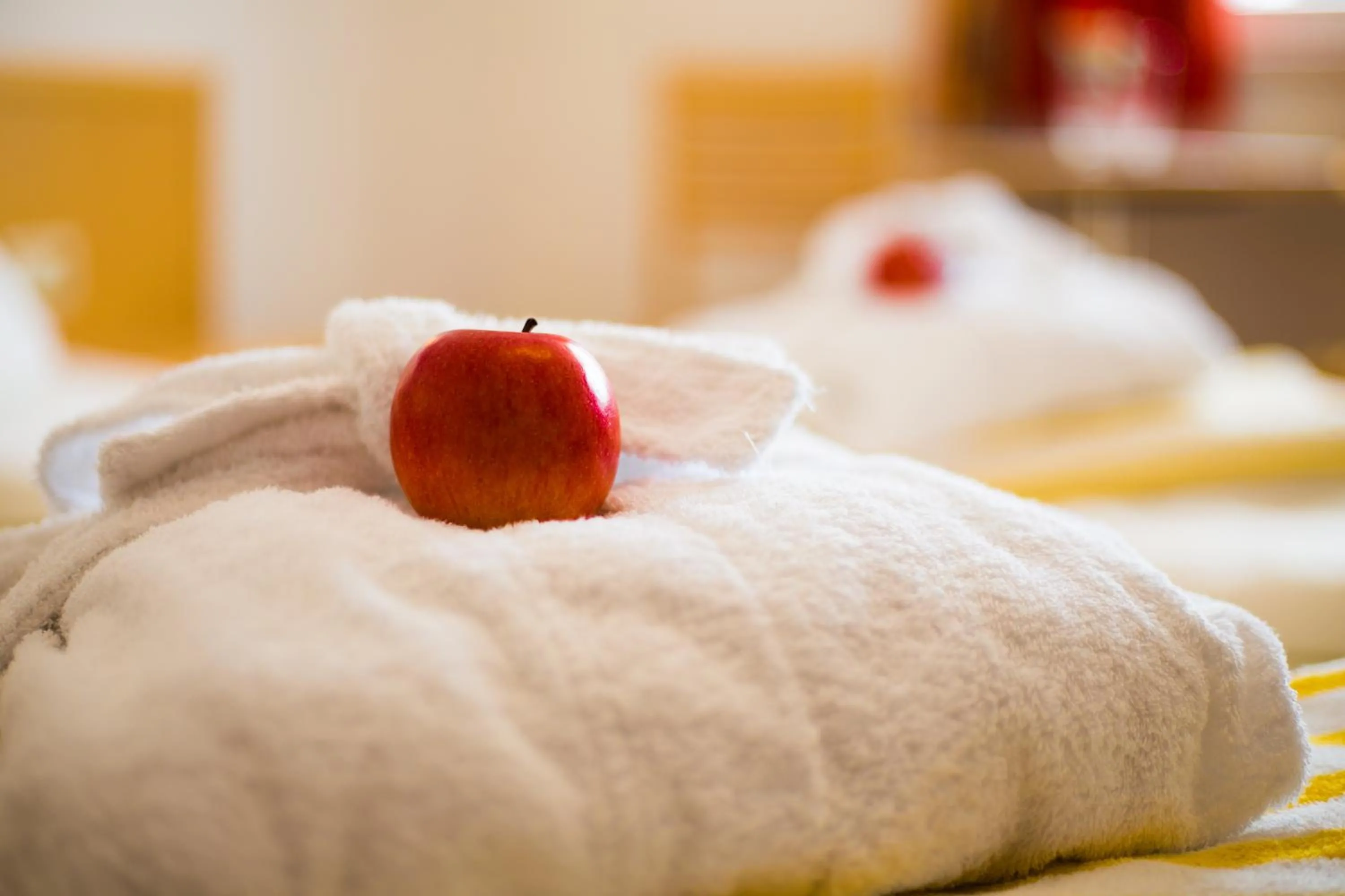 Decorative detail, Bed in Hotel Hubertus