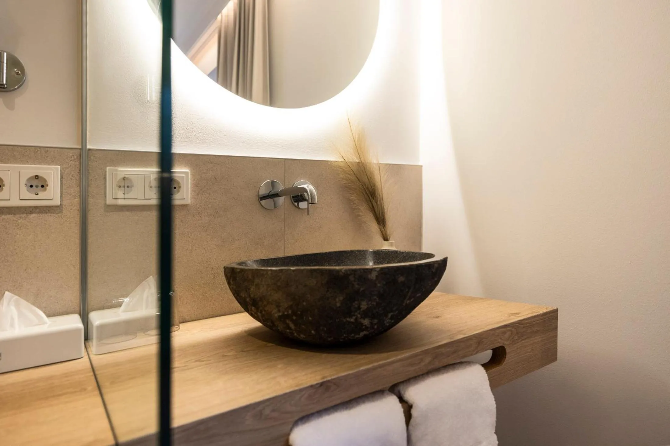 Bathroom in Hotel Hubertus